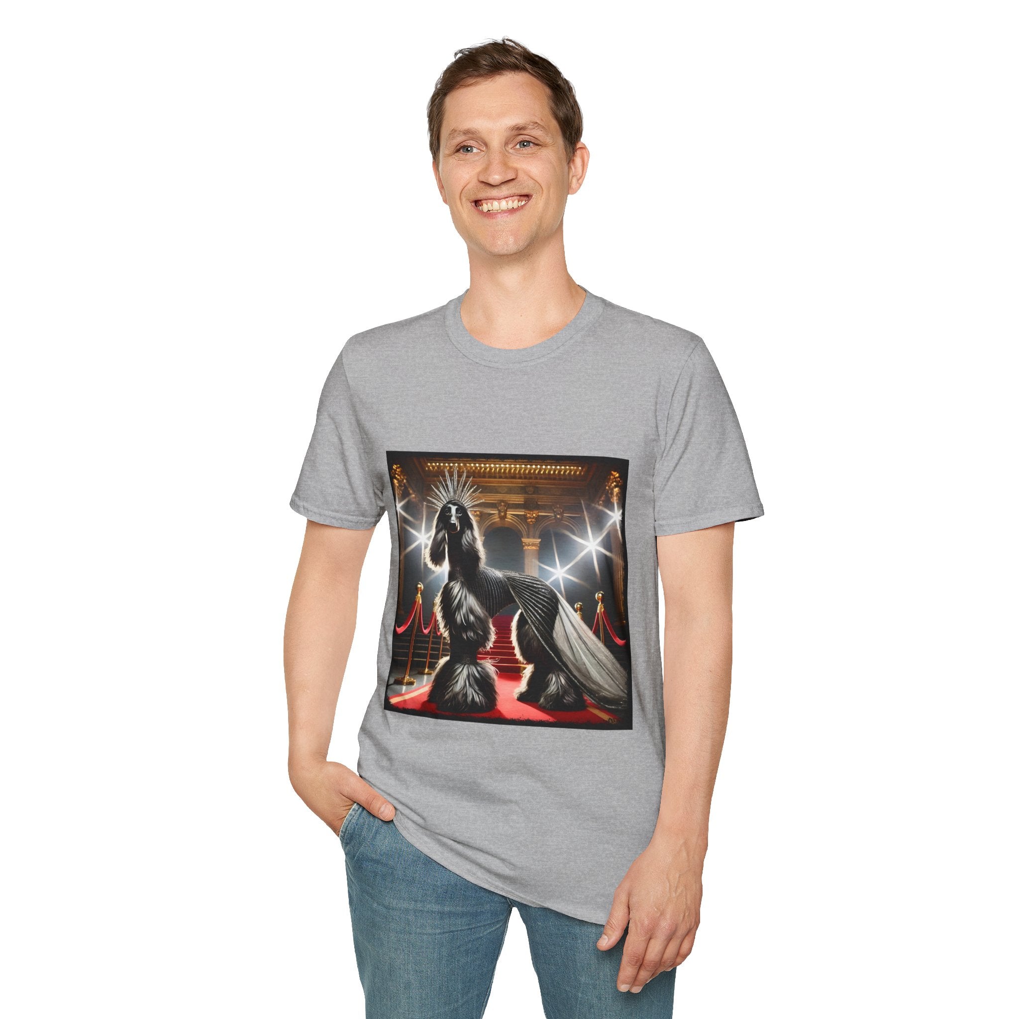 Afghan Hound Runway Royalty | Unisex Dog T-Shirt