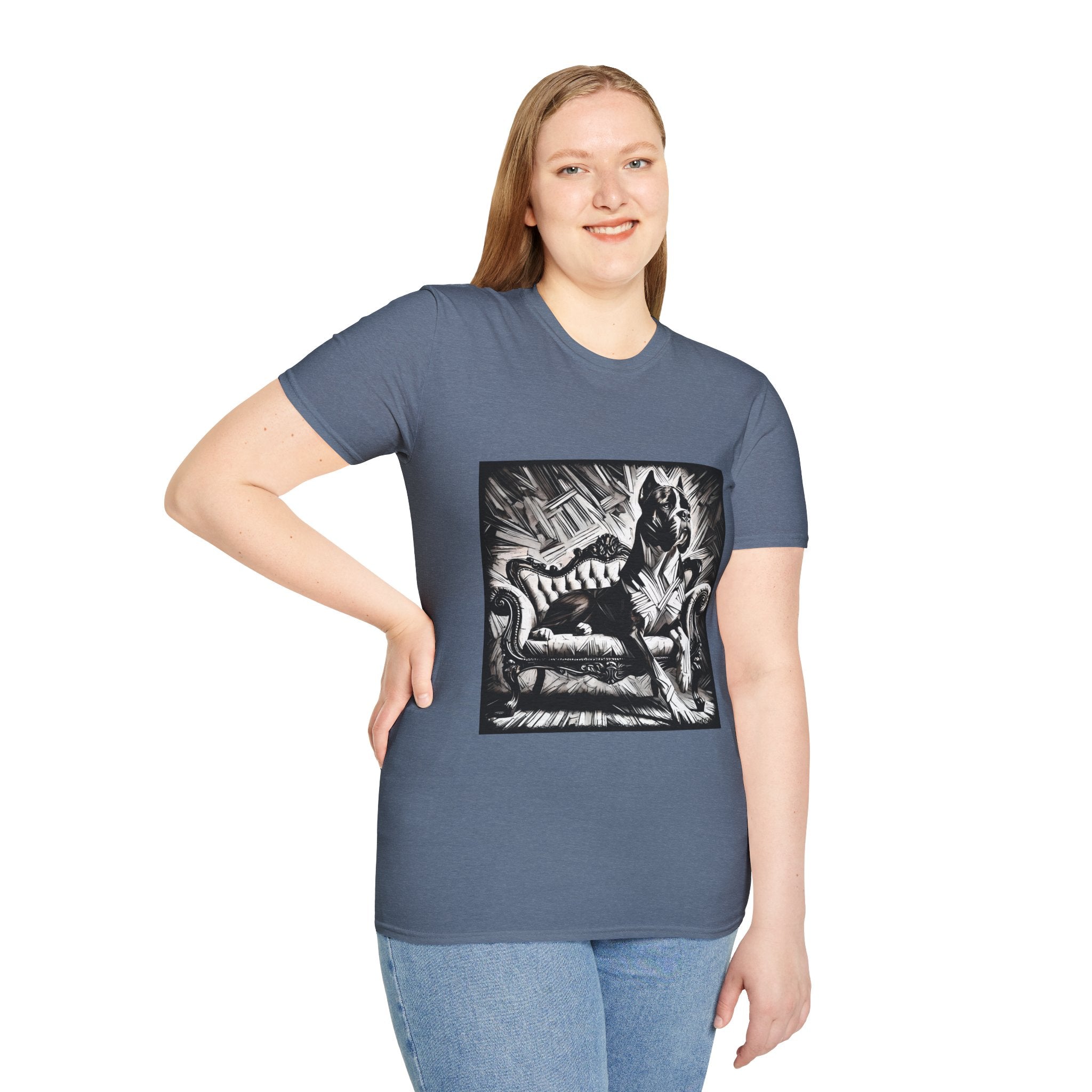 Cane Corso B&W Bold | Unisex Dog T-Shirt