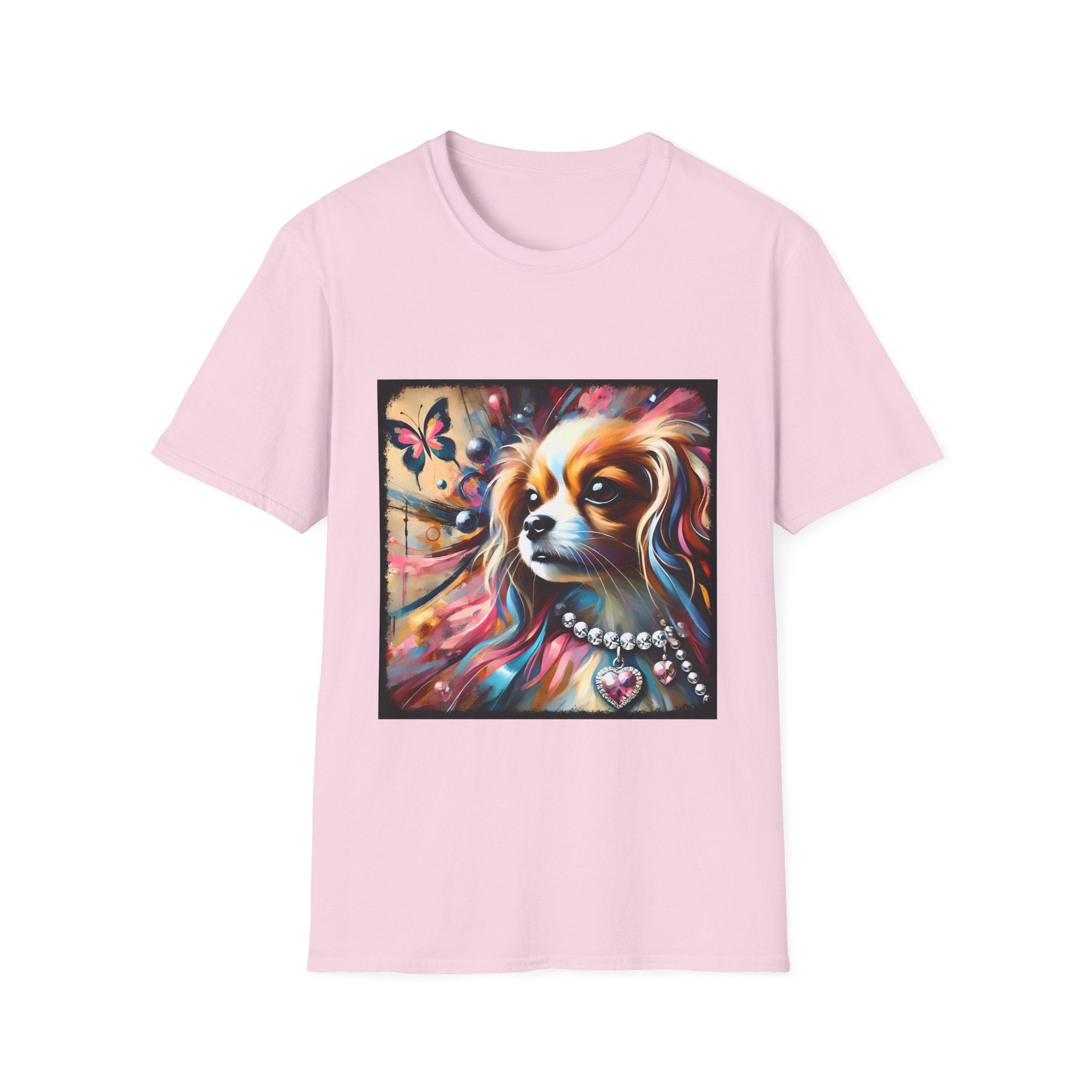 Cavalier King Charles Spaniel Pink Diamond Classic | Unisex Dog T-Shirt