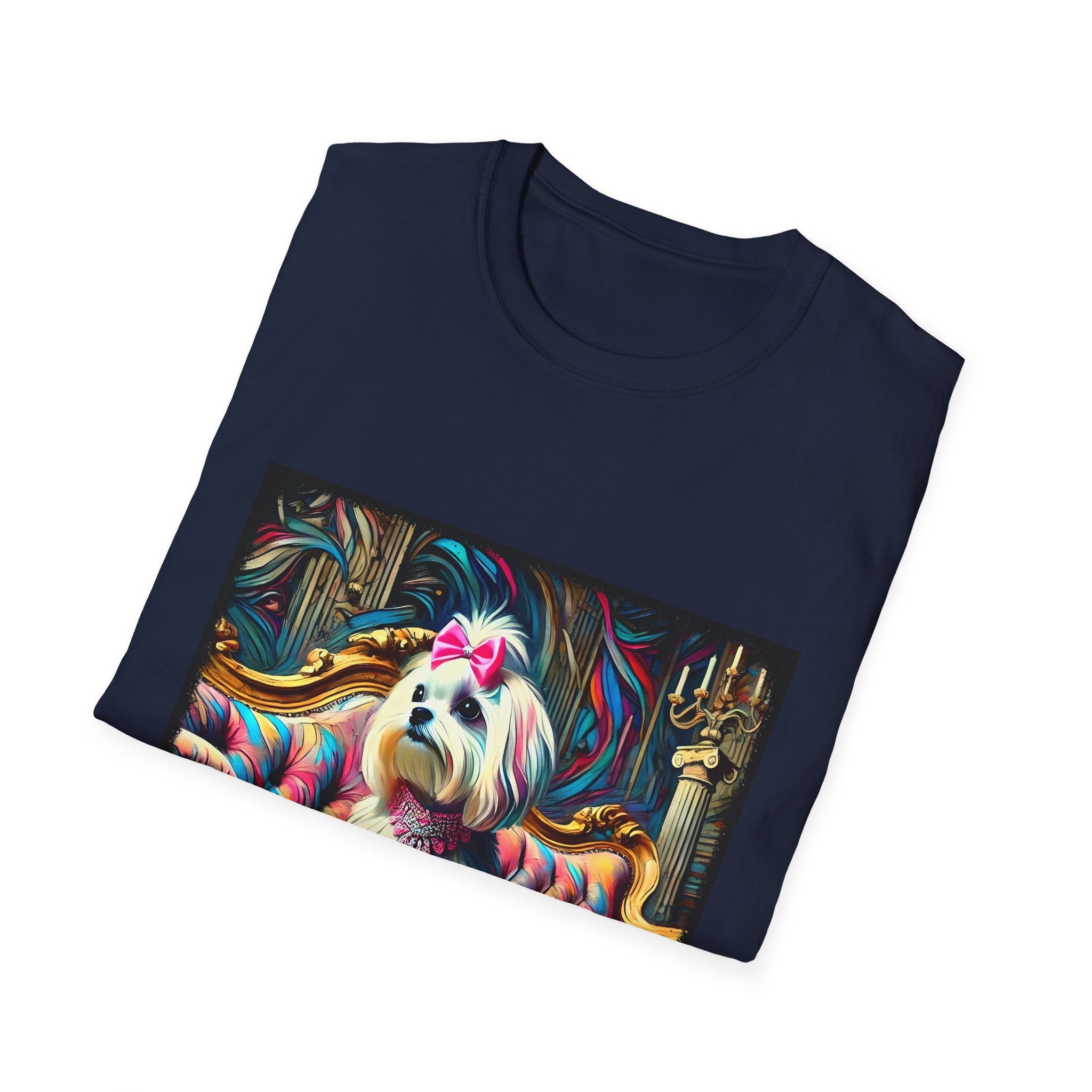 Maltese Diamond Princess Classic | Unisex Dog T-Shirt