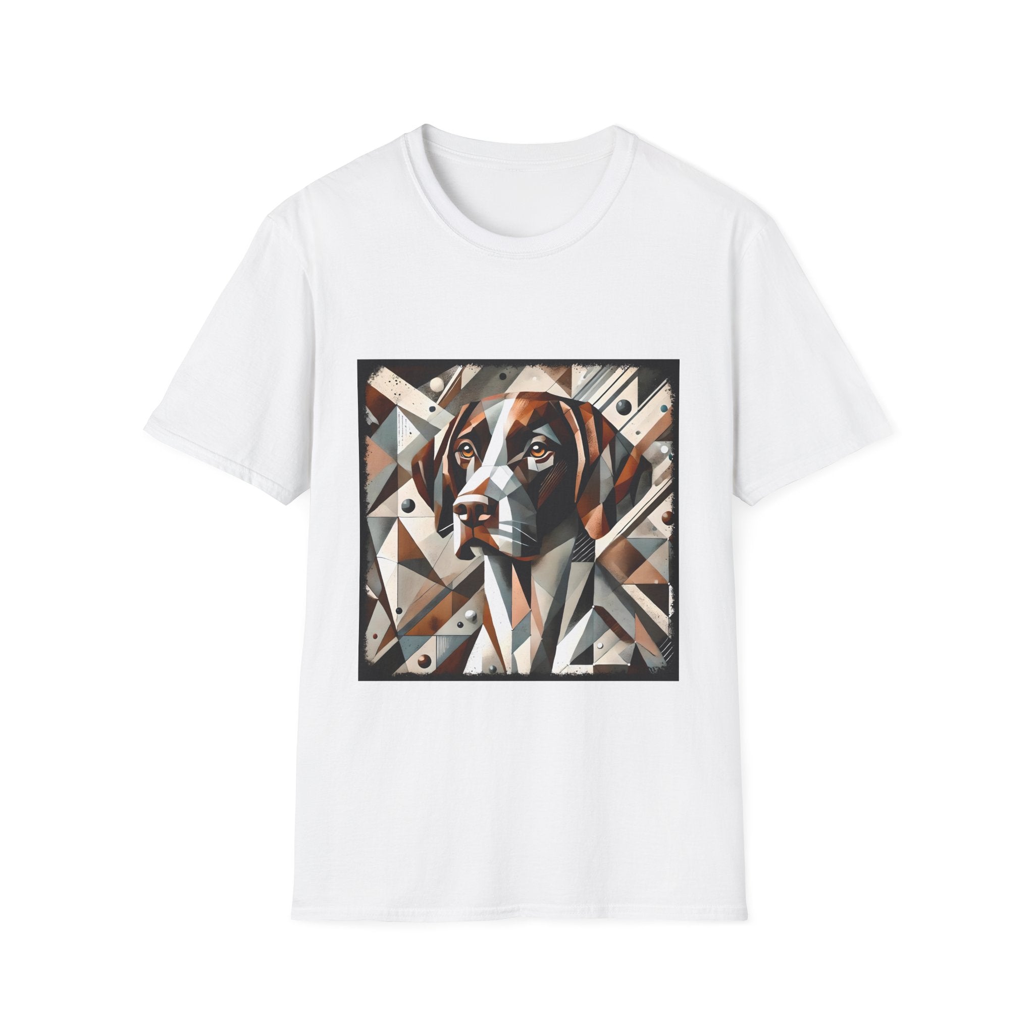 German Shorthaired Pointer Warm Geometric | Unisex Dog T-Shirt