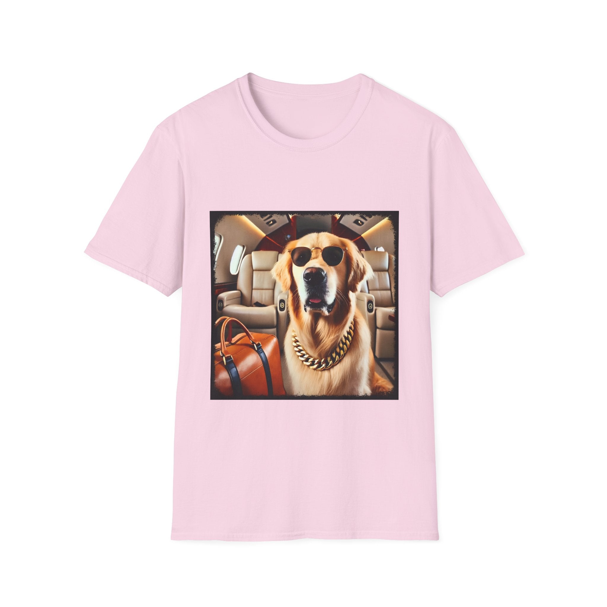 Golden Retriever Billionaire Class  | Unisex Dog T-Shirt
