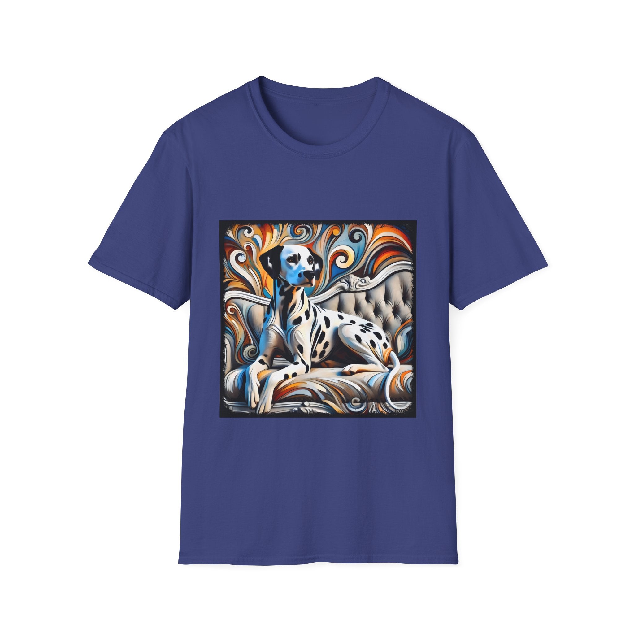 Dalmatian vivid Swirl | Unisex Dog T-Shirt
