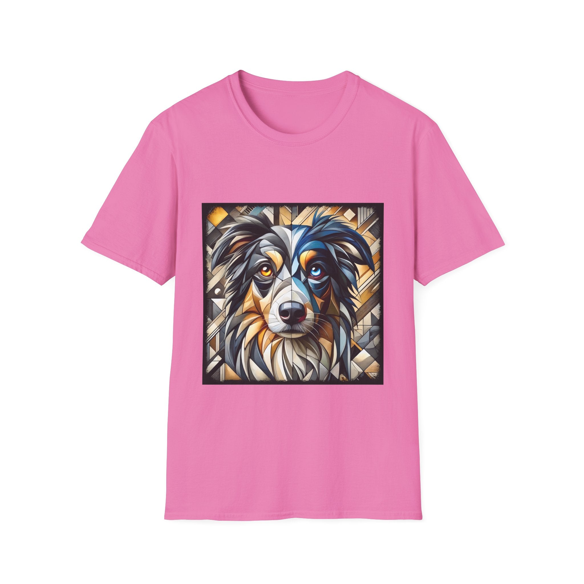 Miniature American Shepherd Bold Geometric |  Unisex Dog T-Shirt