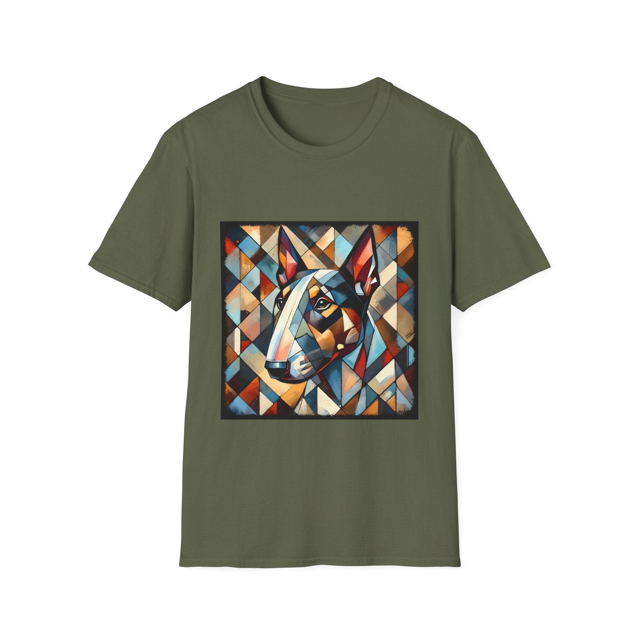 Bull Terrier Warm Geometric | Unisex Dog T-Shirt