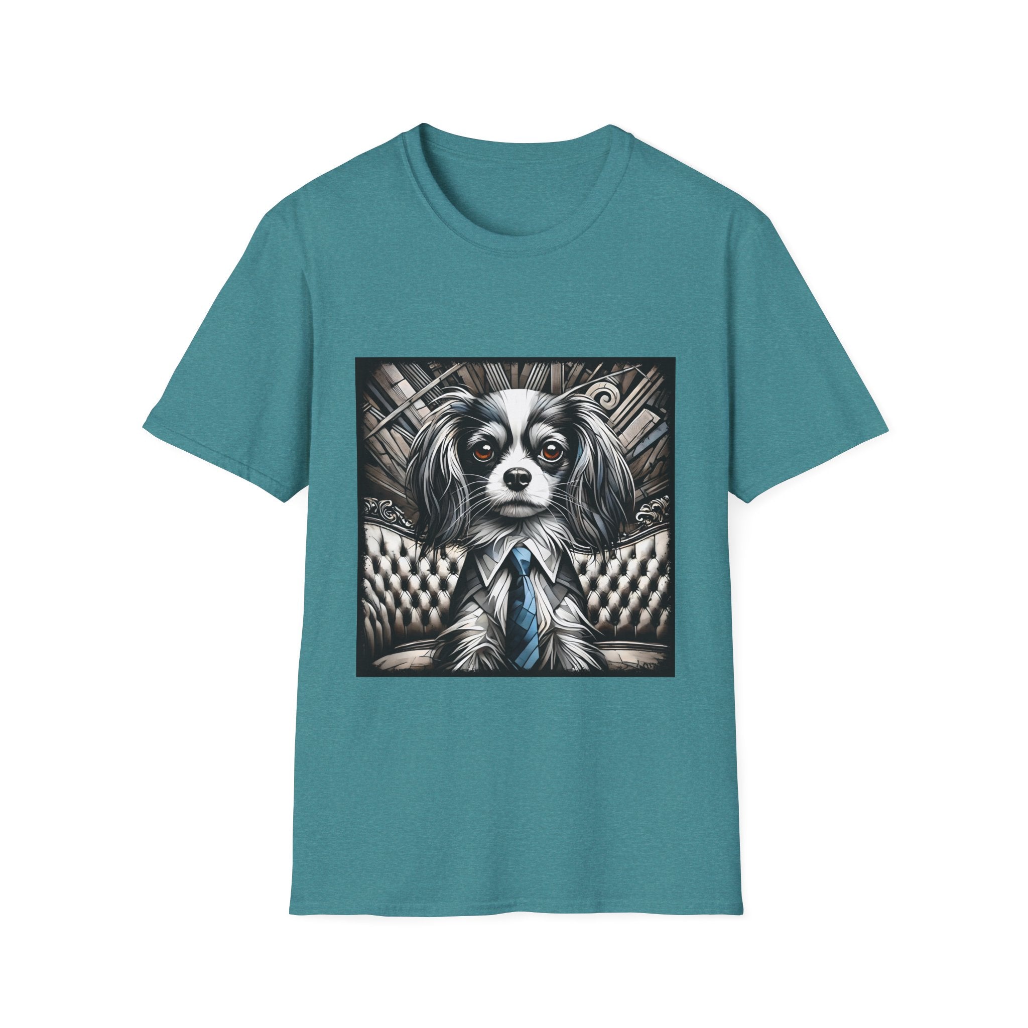 Cavalier King Charles Spaniel B&W Bold Eyes | Unisex Dog T-Shirt