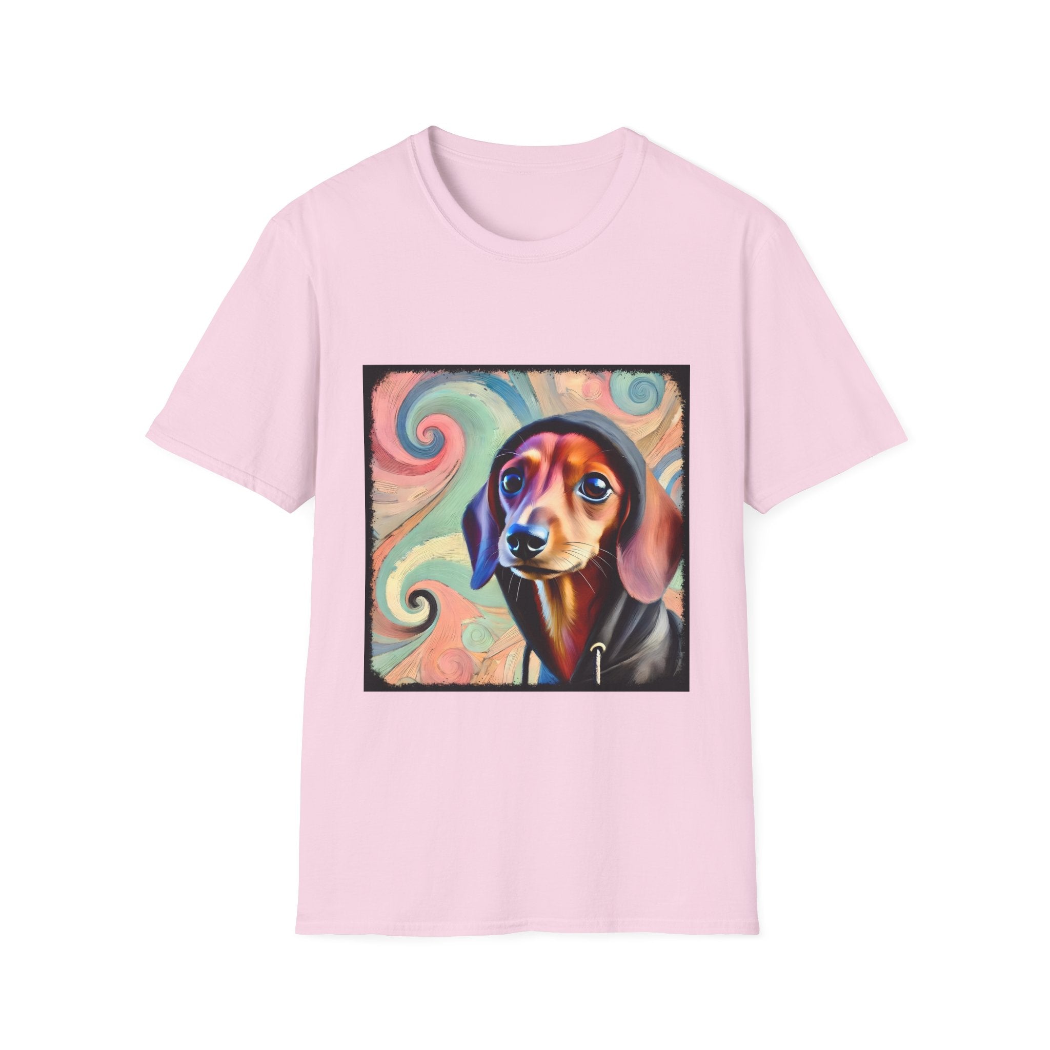Dachshund Pastel Swirl | Unisex Dog T-Shirt