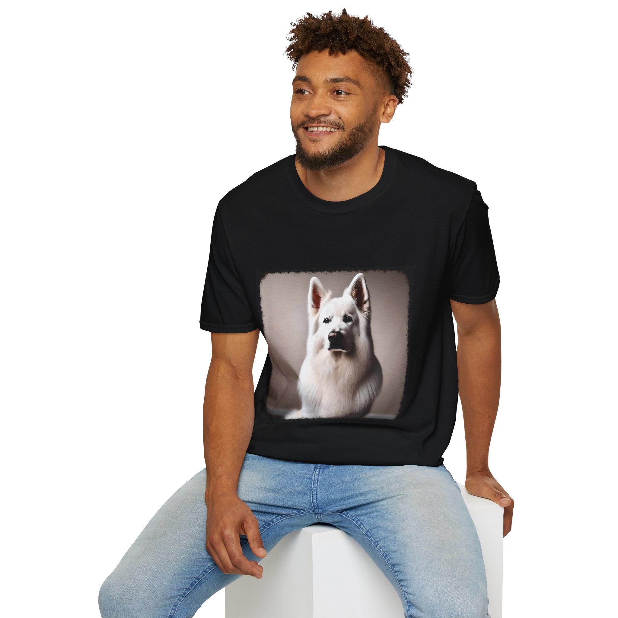 German Shepherd Pure Portrait  | Unisex Dog T-Shirt