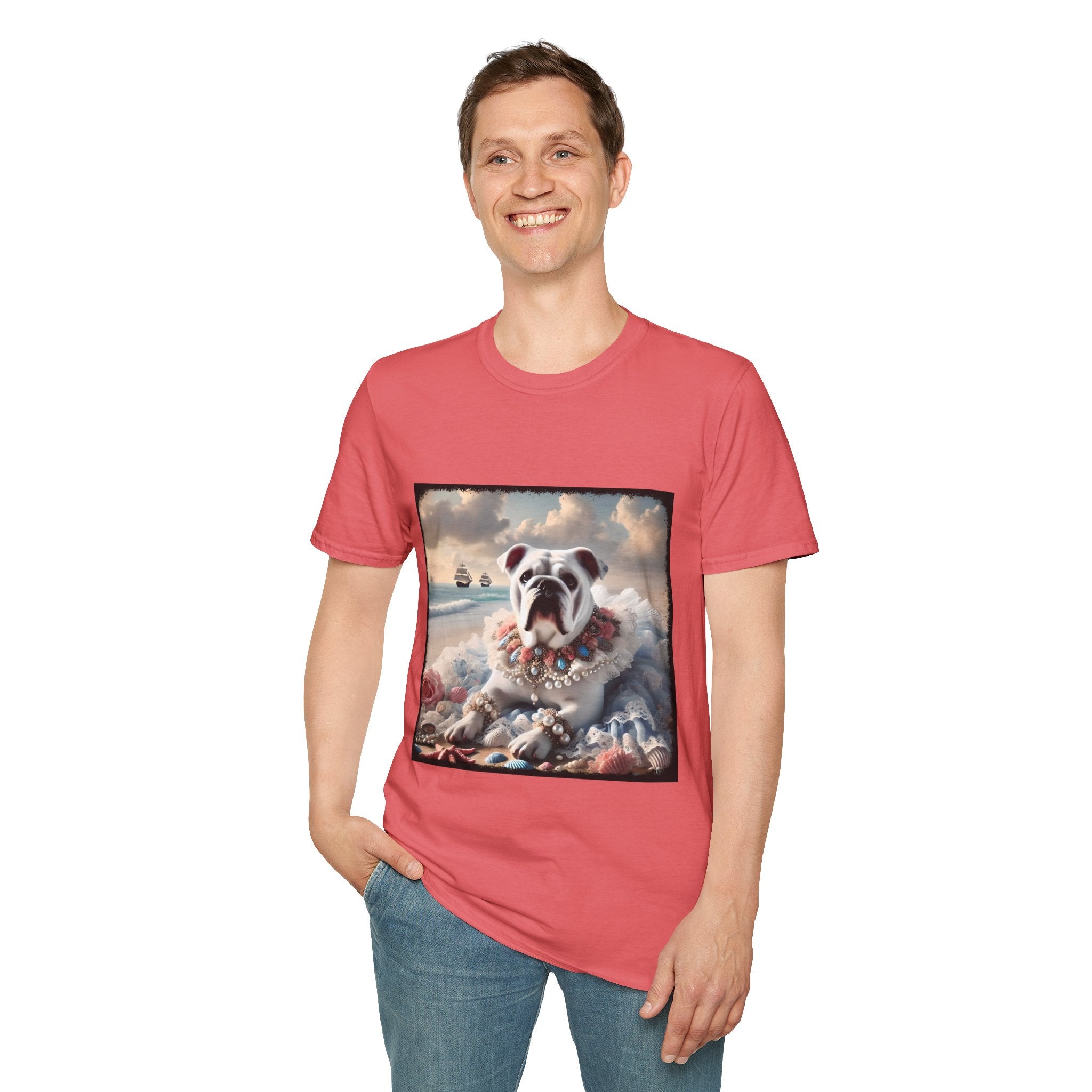 Bulldog Beach Dream | Unisex Dog T-Shirt