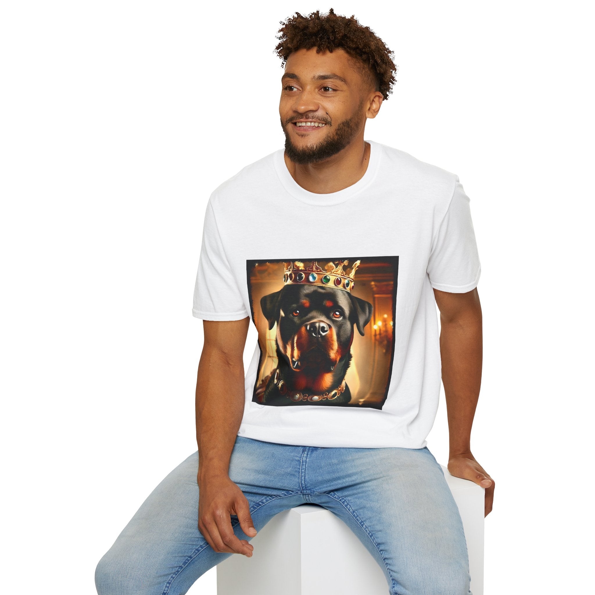 Rottweiler Mighty Monarch | Unisex Dog T-Shirt