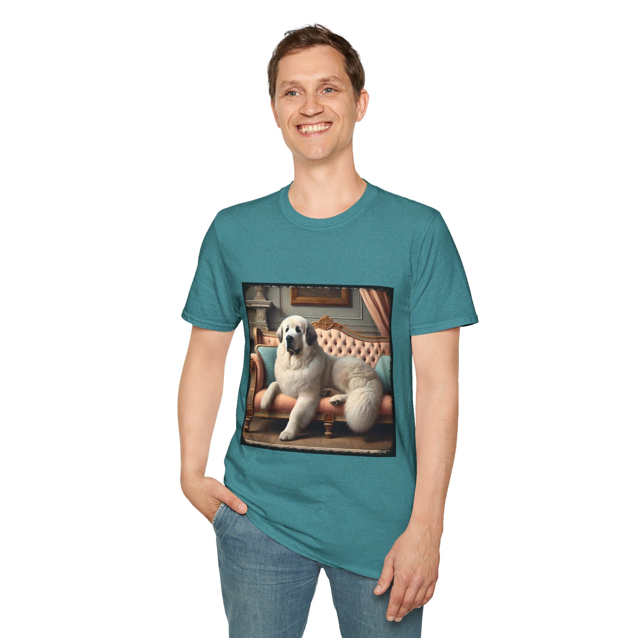 Great Pyrenees Poised Portrait | Unisex Dog T-Shirt
