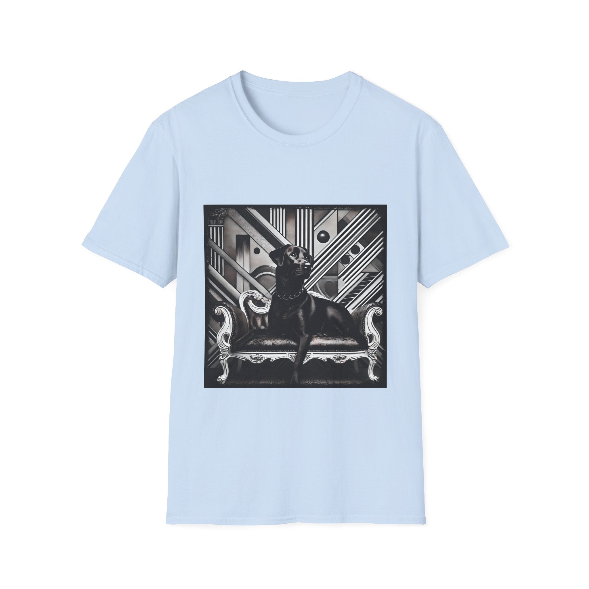 Labrador Retriever B&W Rebel | Unisex Dog T-Shirt