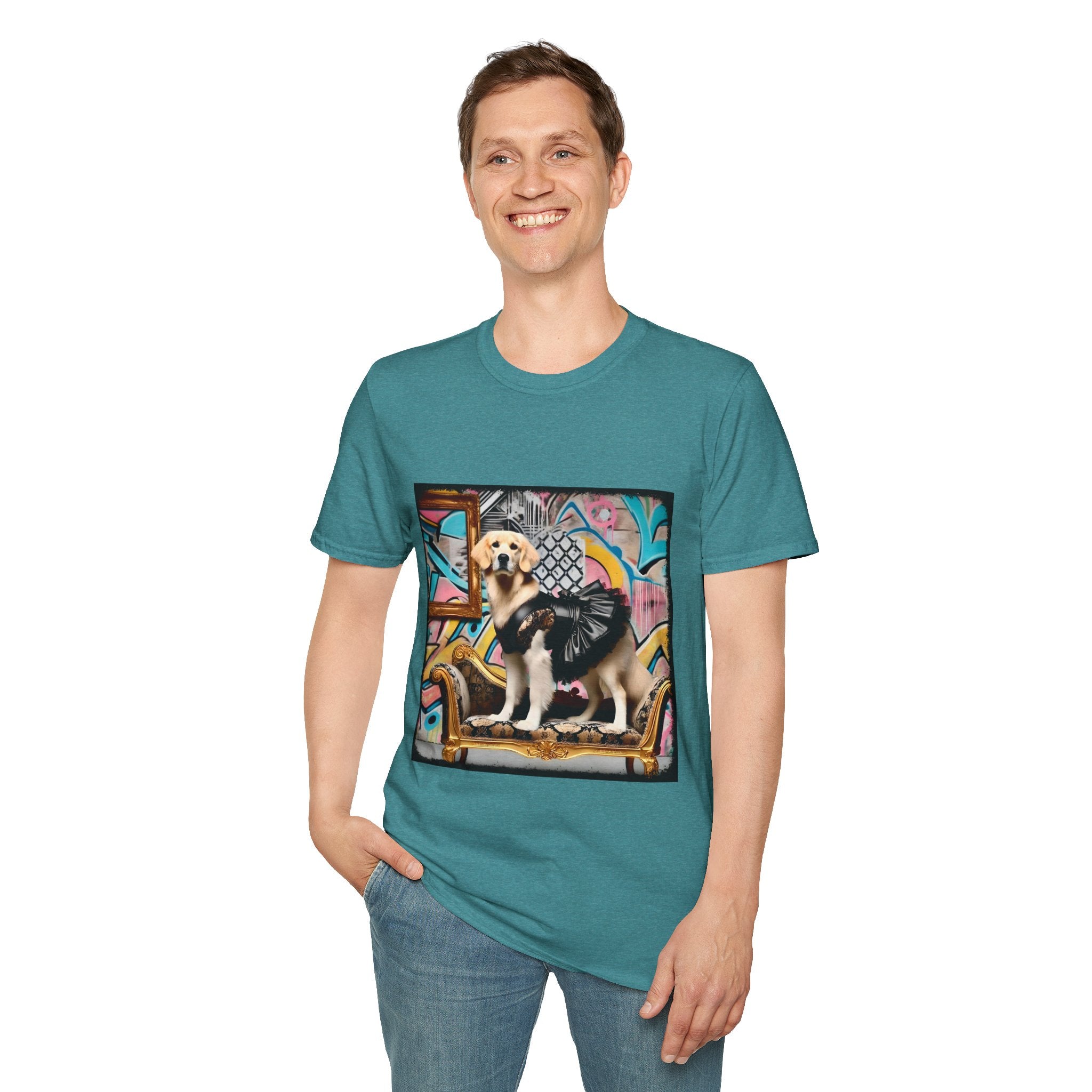 Golden Retriever Urban Chic | Unisex Dog T-Shirt