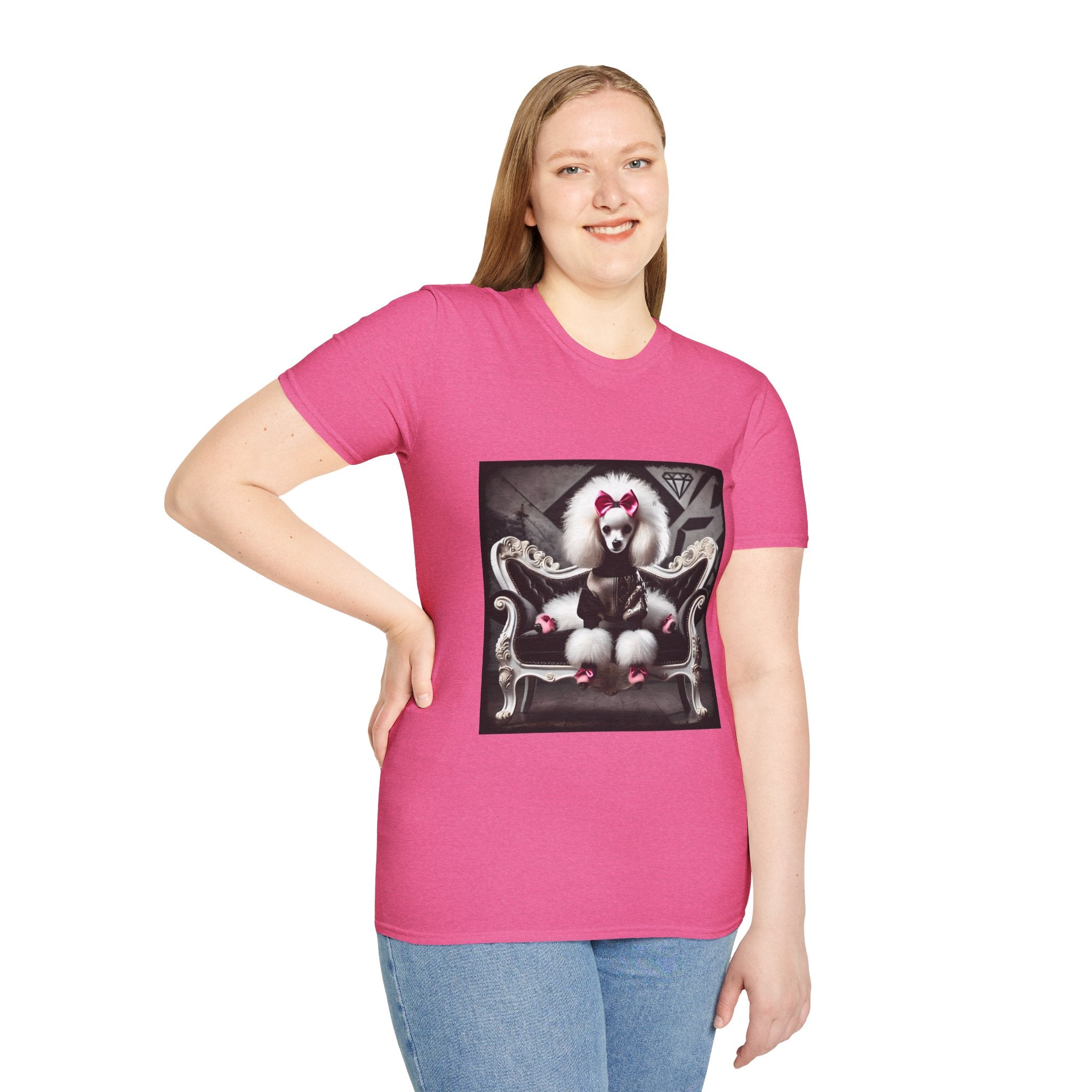 Poodle High Fashion Diva | Unisex Dog T-Shirt