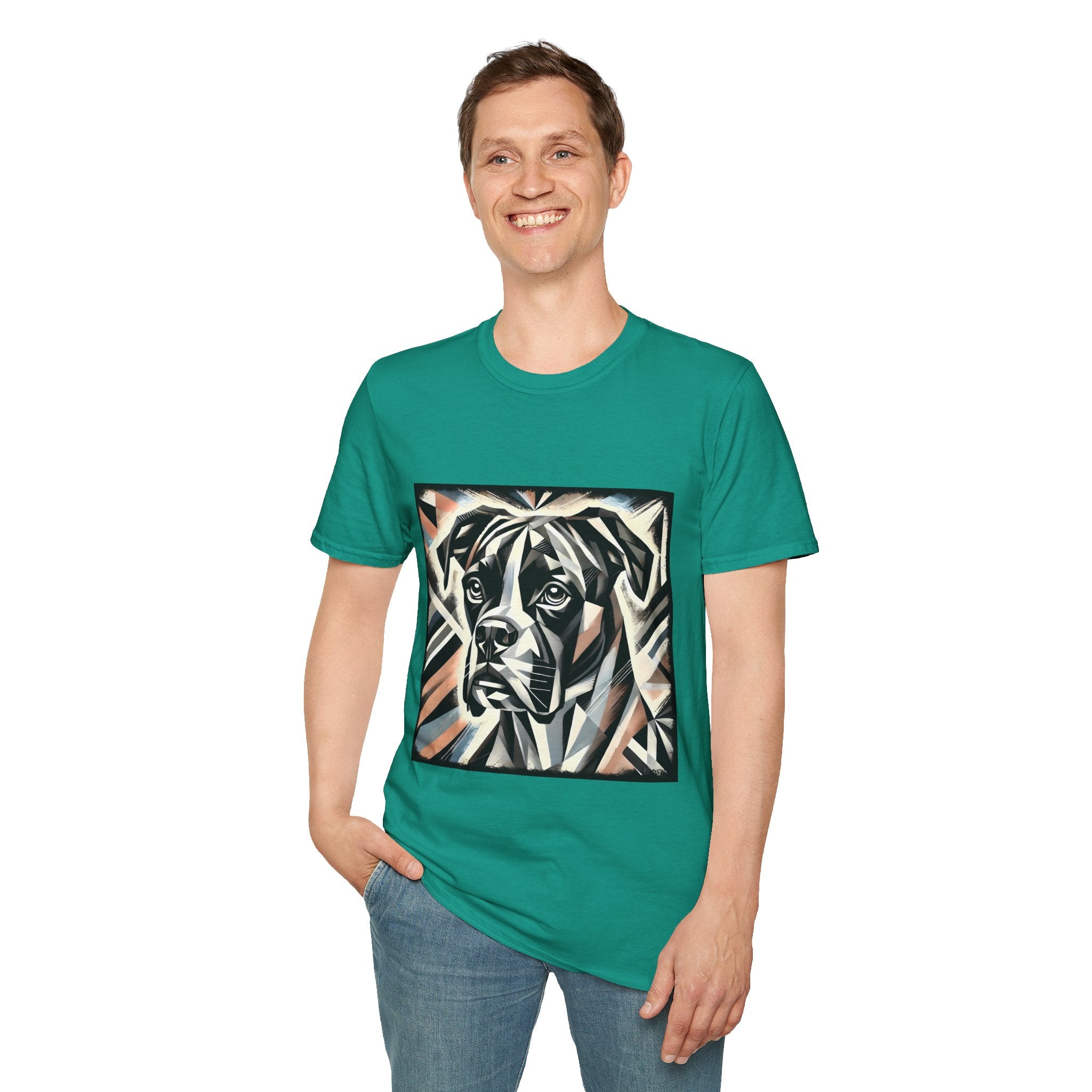 Boxer Bold Geometric | Unisex Dog T-Shirt