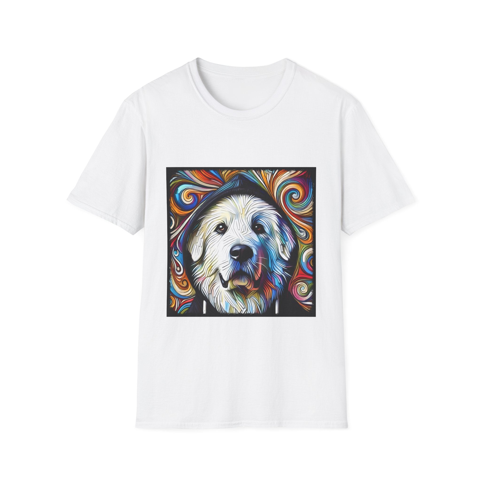 Great Pyrenees Relaxed Swirl | Unisex Dog T-Shirt