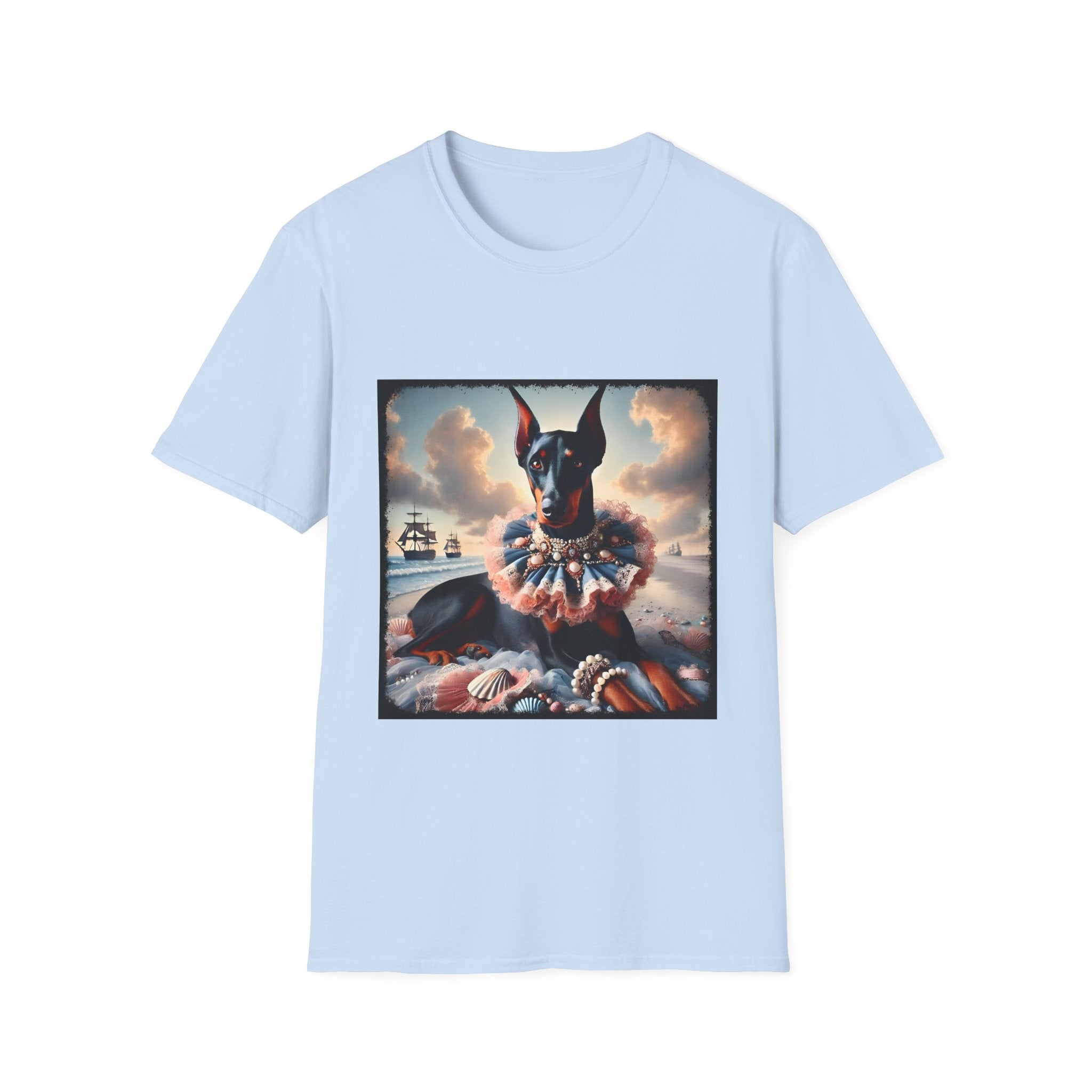 Doberman Pinscher Sand Siren | Unisex Dog T-Shirt