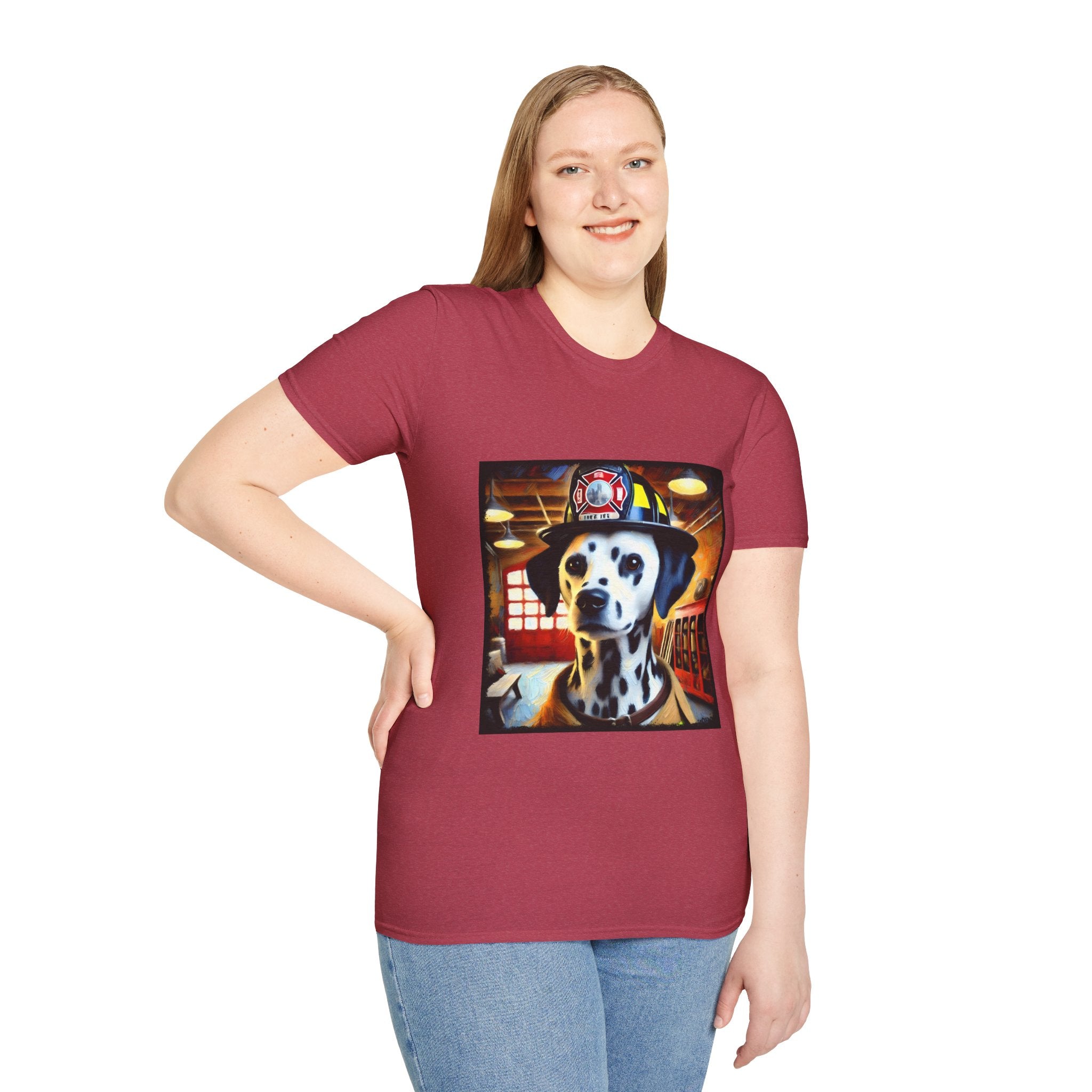 Dalmatian Fire Rescue Classic | Unisex Dog T-Shirt