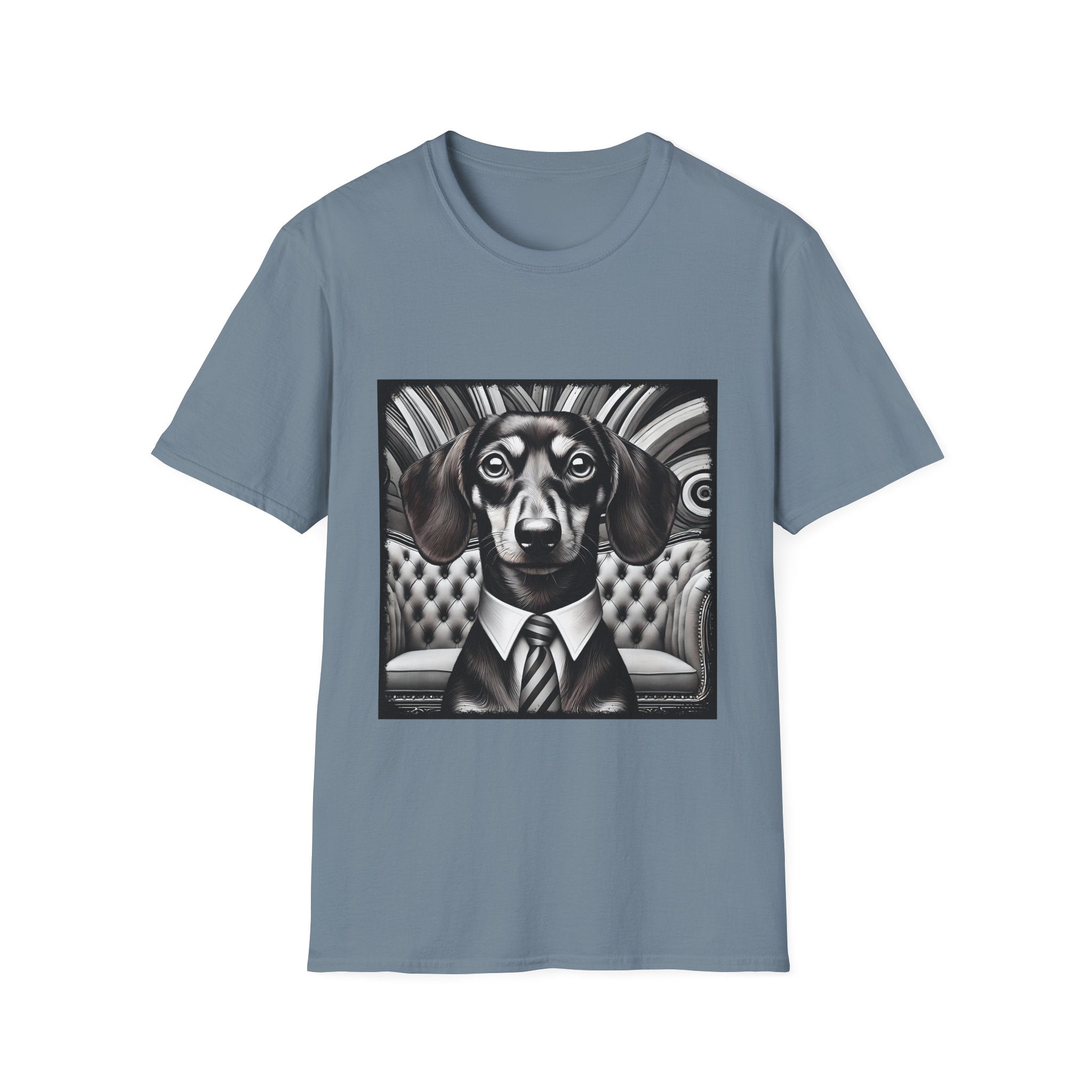 Dachshund B&W Gentleman | Unisex Dog T-Shirt
