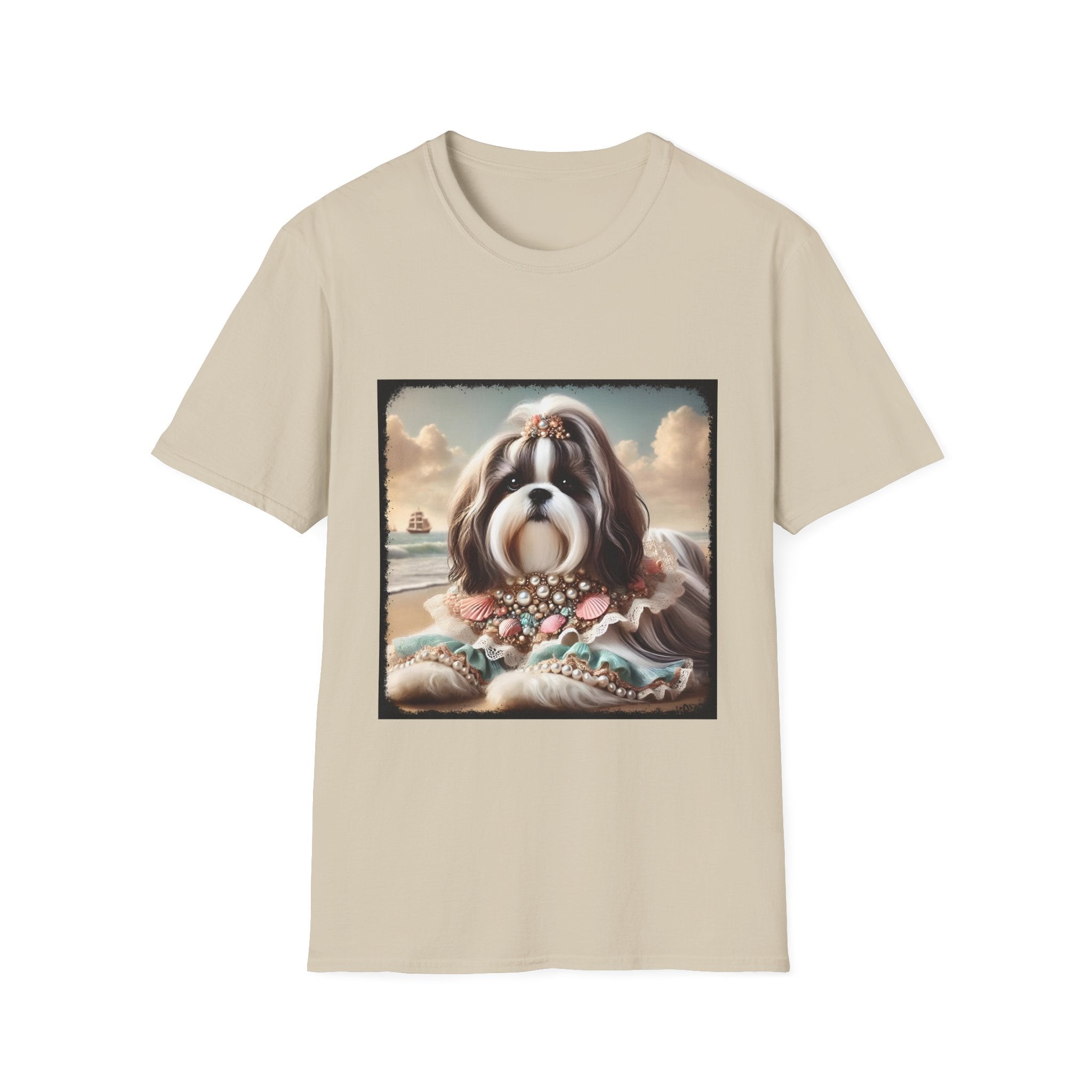Shih Tzu Seashell Sweetie | Unisex Dog T-Shirt
