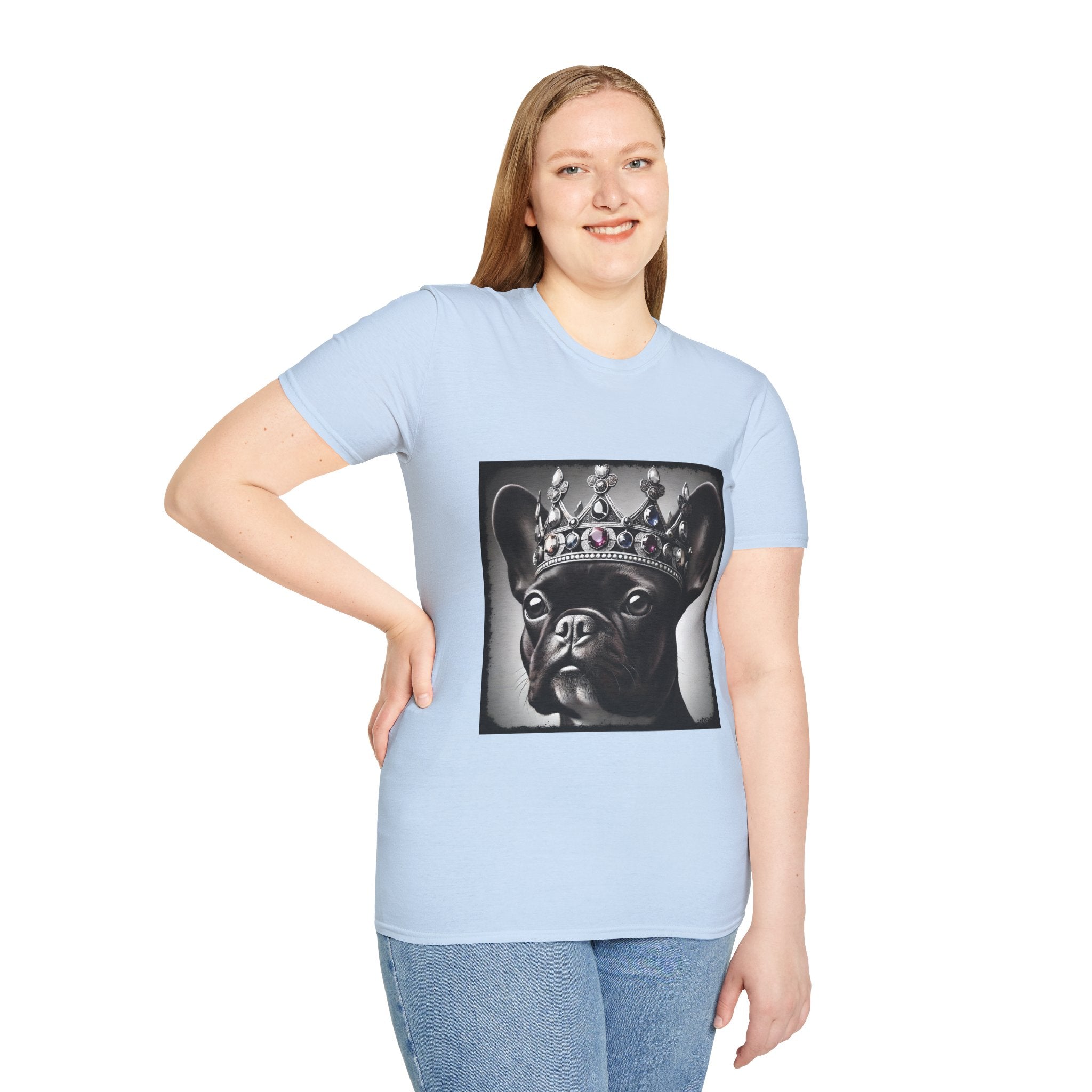 French Bulldog Regal Ruler | Unisex Dog T-Shirt
