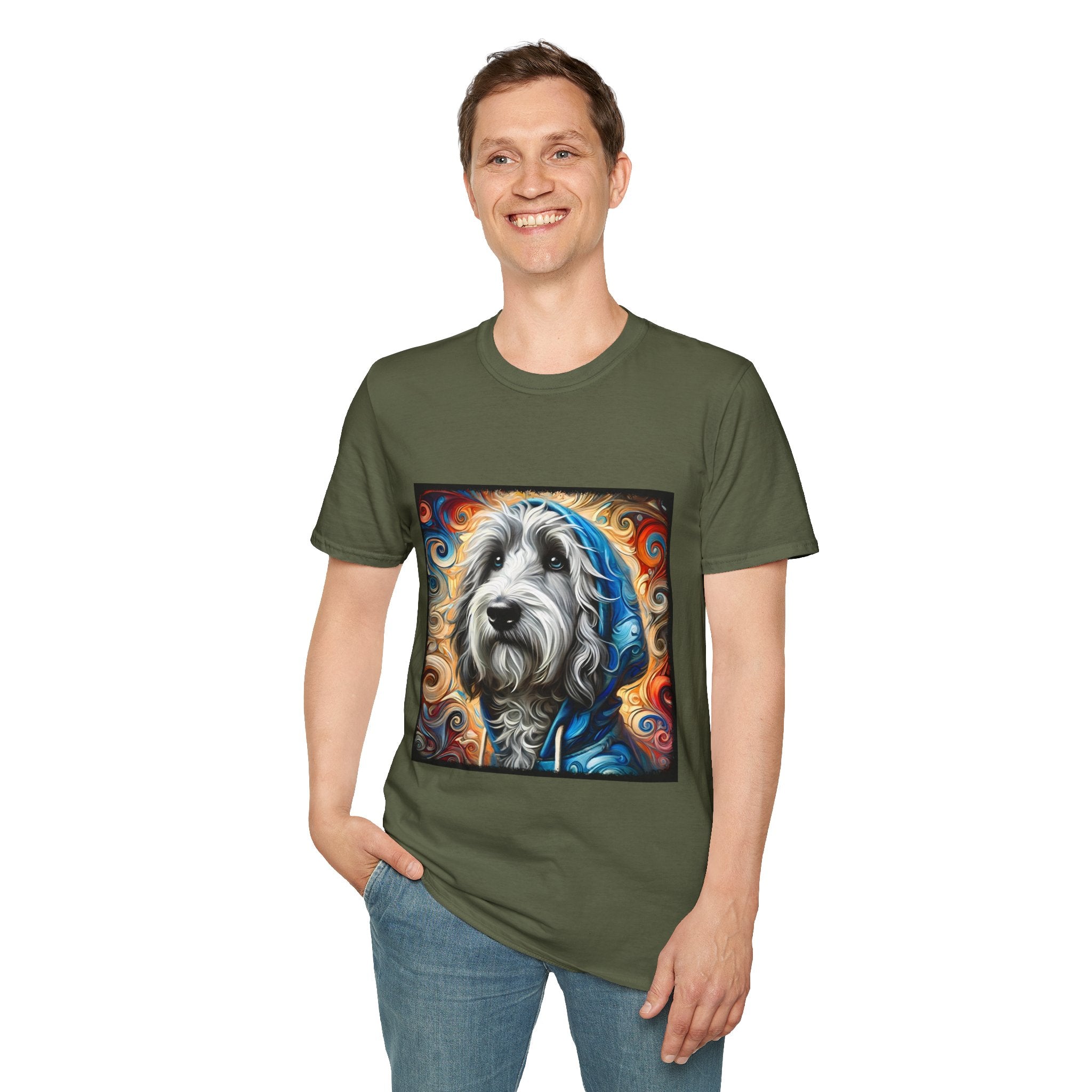 Sheepadoodle Urban Swirl | Unisex Dog T-Shirt