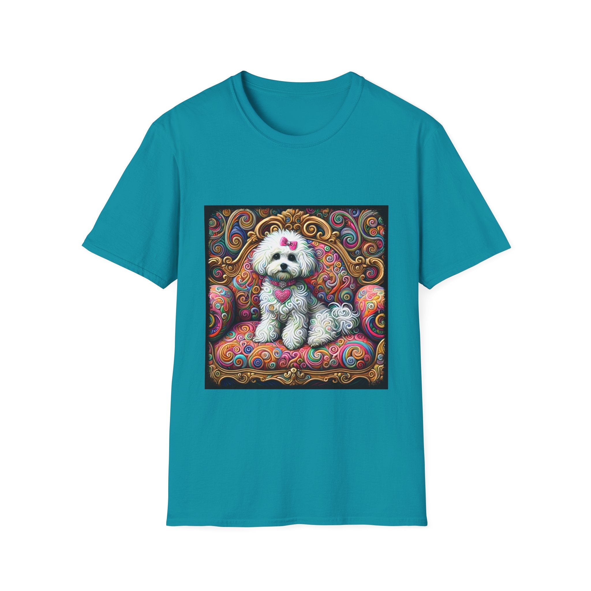 Bichon Frise Love Swirl | Unisex Dog T-Shirt