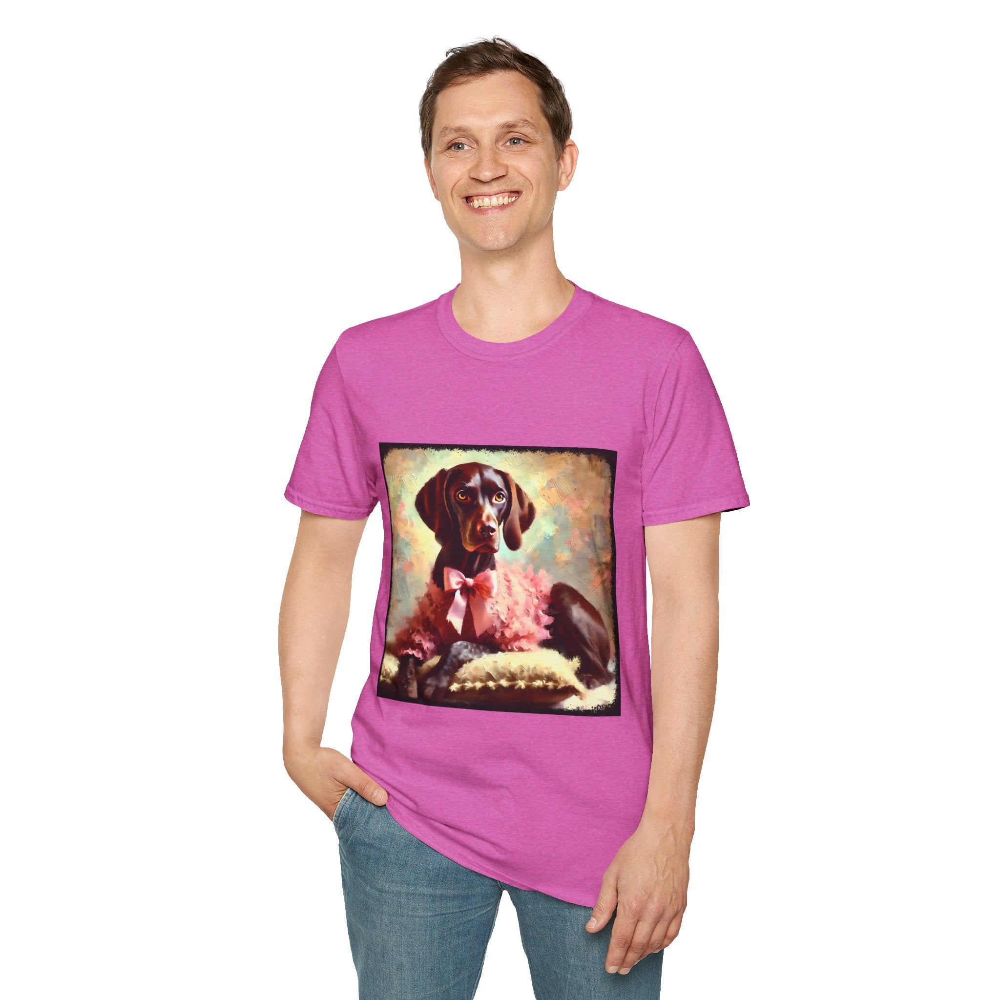 German Shorthaired Pointer Poised Classic | Unisex Dog T-Shirt