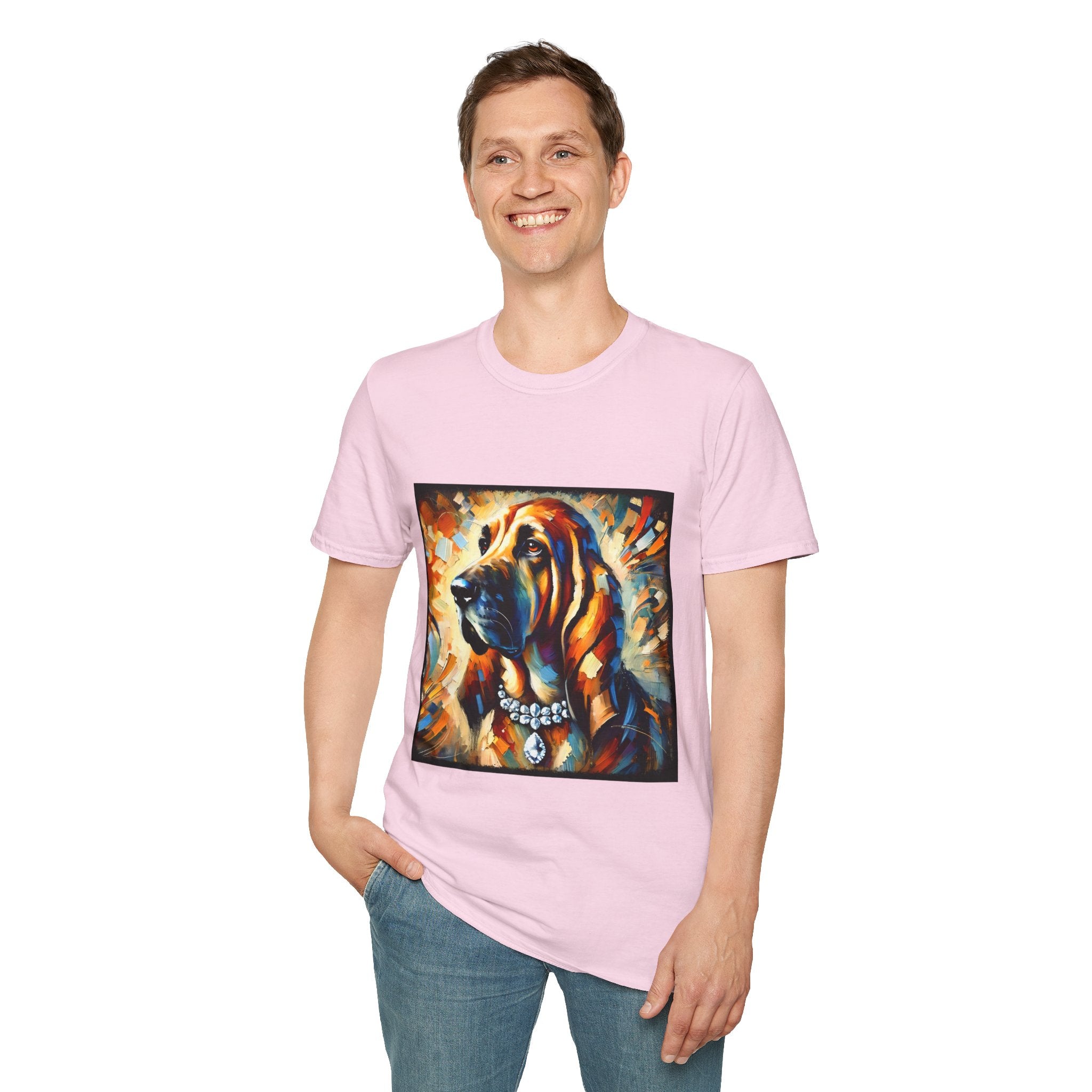 Bloodhound Diamond Bold Classic | Unisex Dog T-Shirt