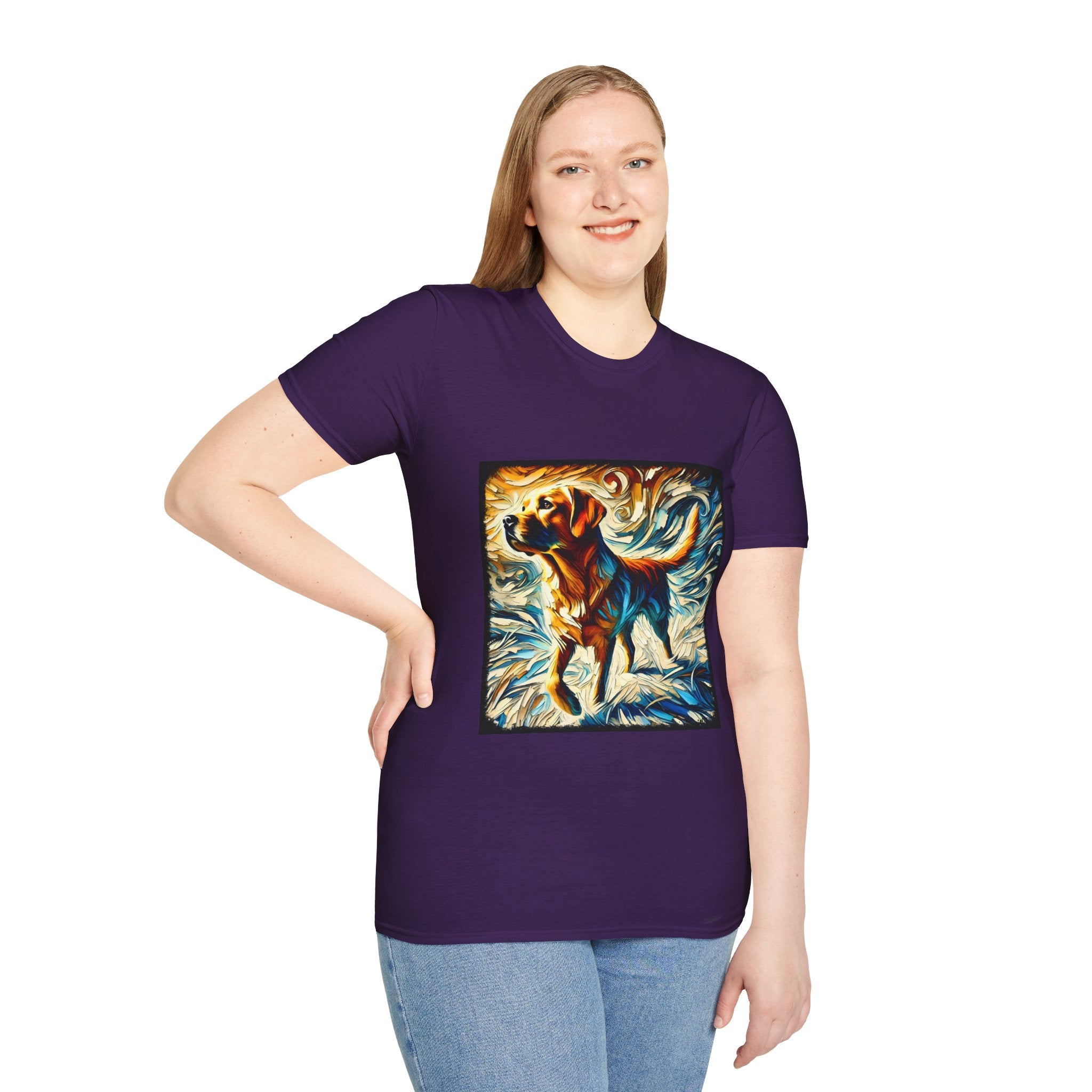 Labrador Retriever Sun Swirl | Unisex Dog T-Shirt