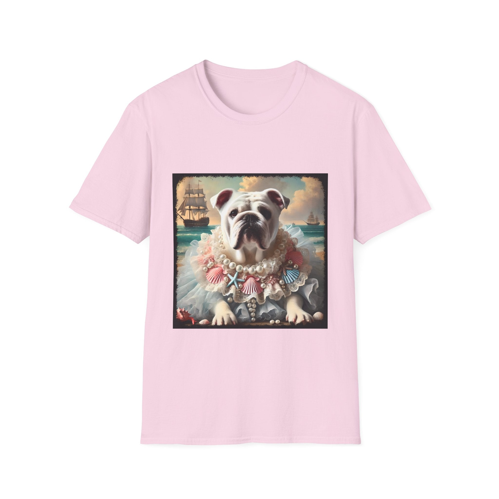 Bulldog Beach Babe | Unisex Dog T-Shirt
