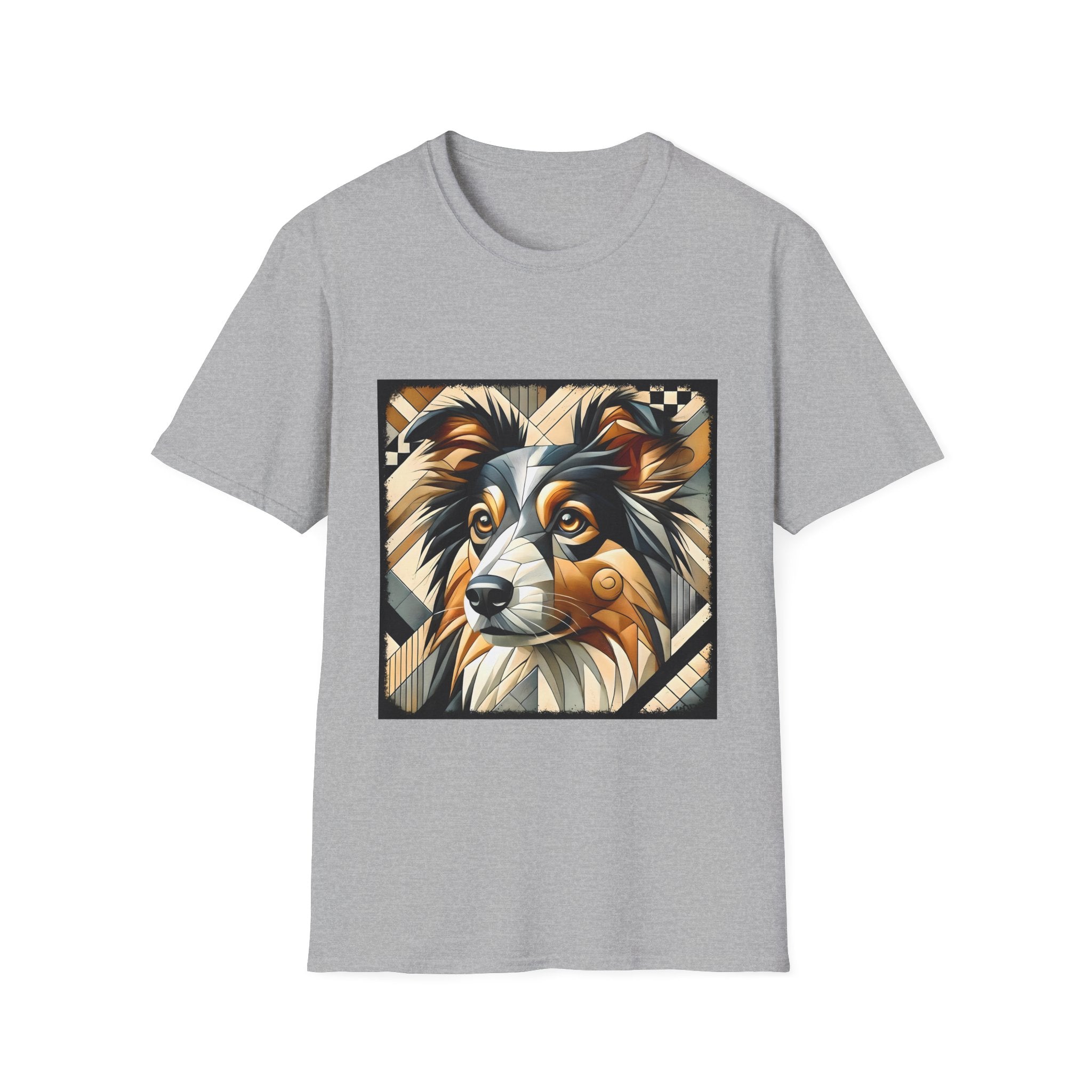 Miniature American Shepherd Geometric | Unisex Dog T-Shirt