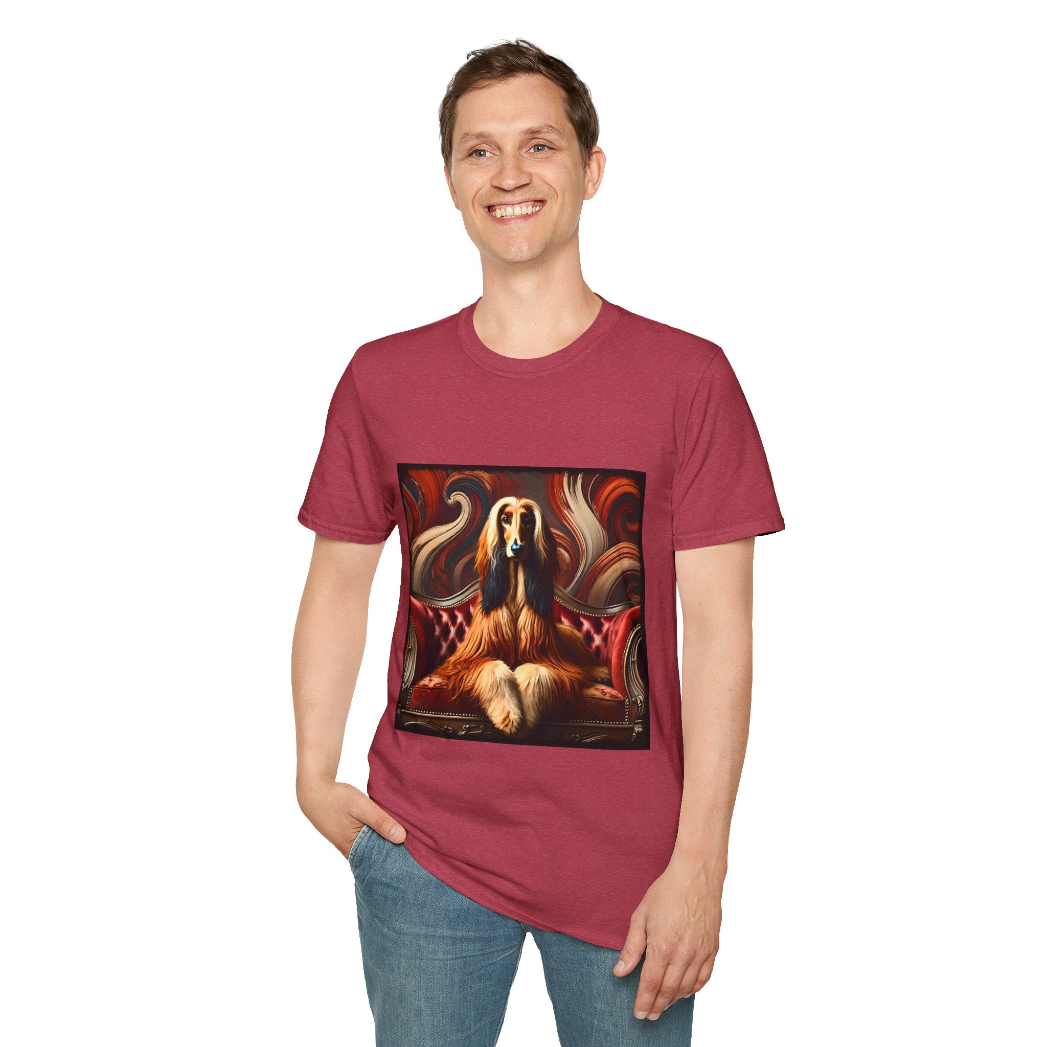 Afghan Hound Fire  | Unisex Dog T-Shirt