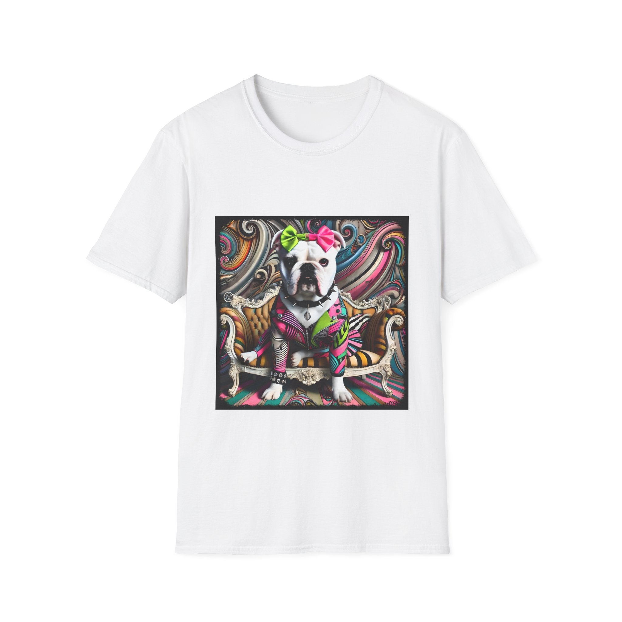 Bulldog Princess Rocker | Unisex Dog T-Shirt