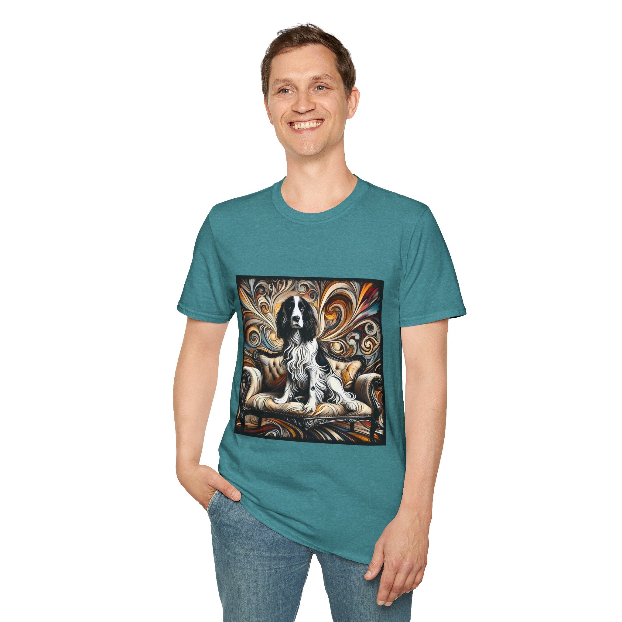 English Springer Spaniel Warm Swirl | Unisex Dog T-Shirt