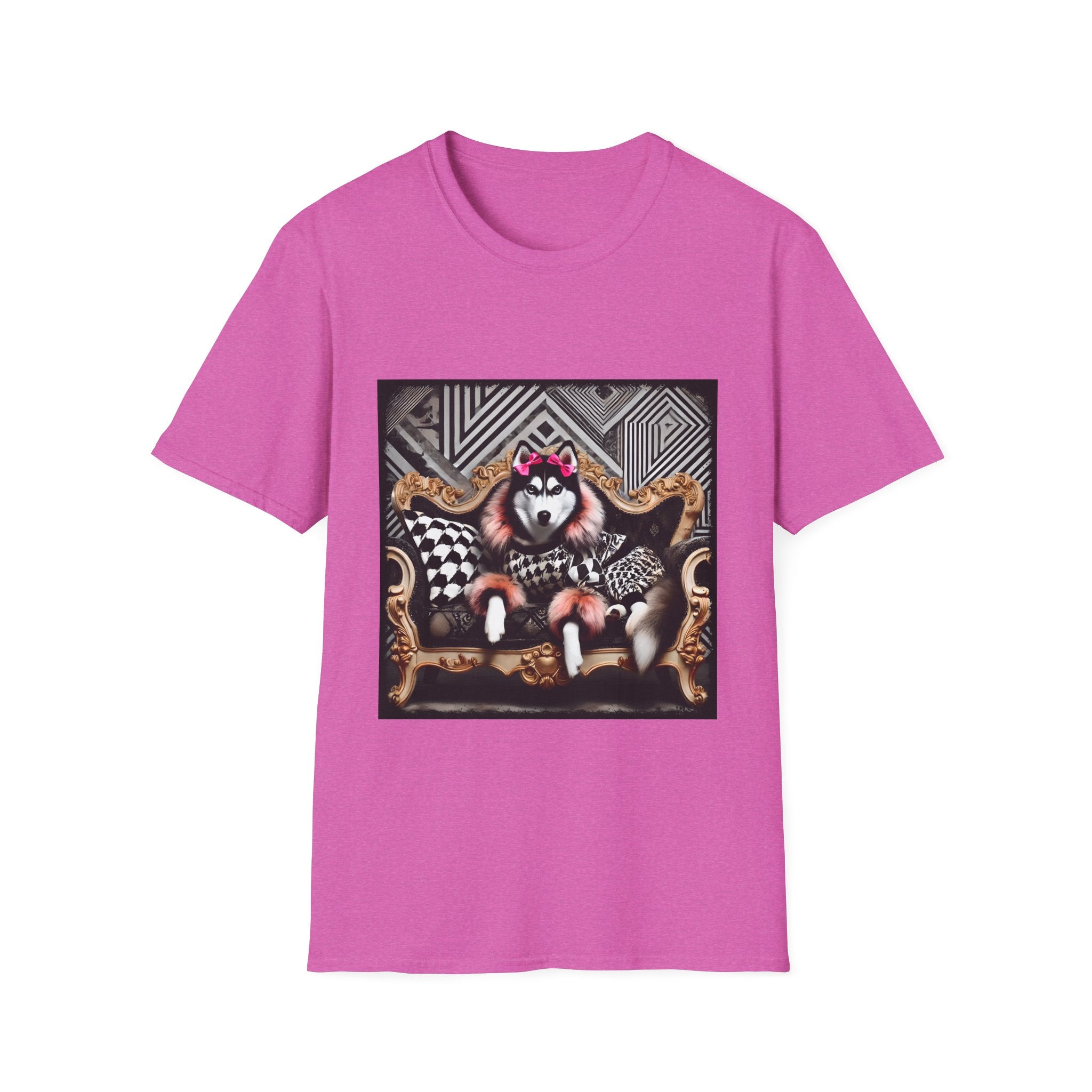 Siberian Husky Fierce Fashionista | Unisex Dog T-Shirt