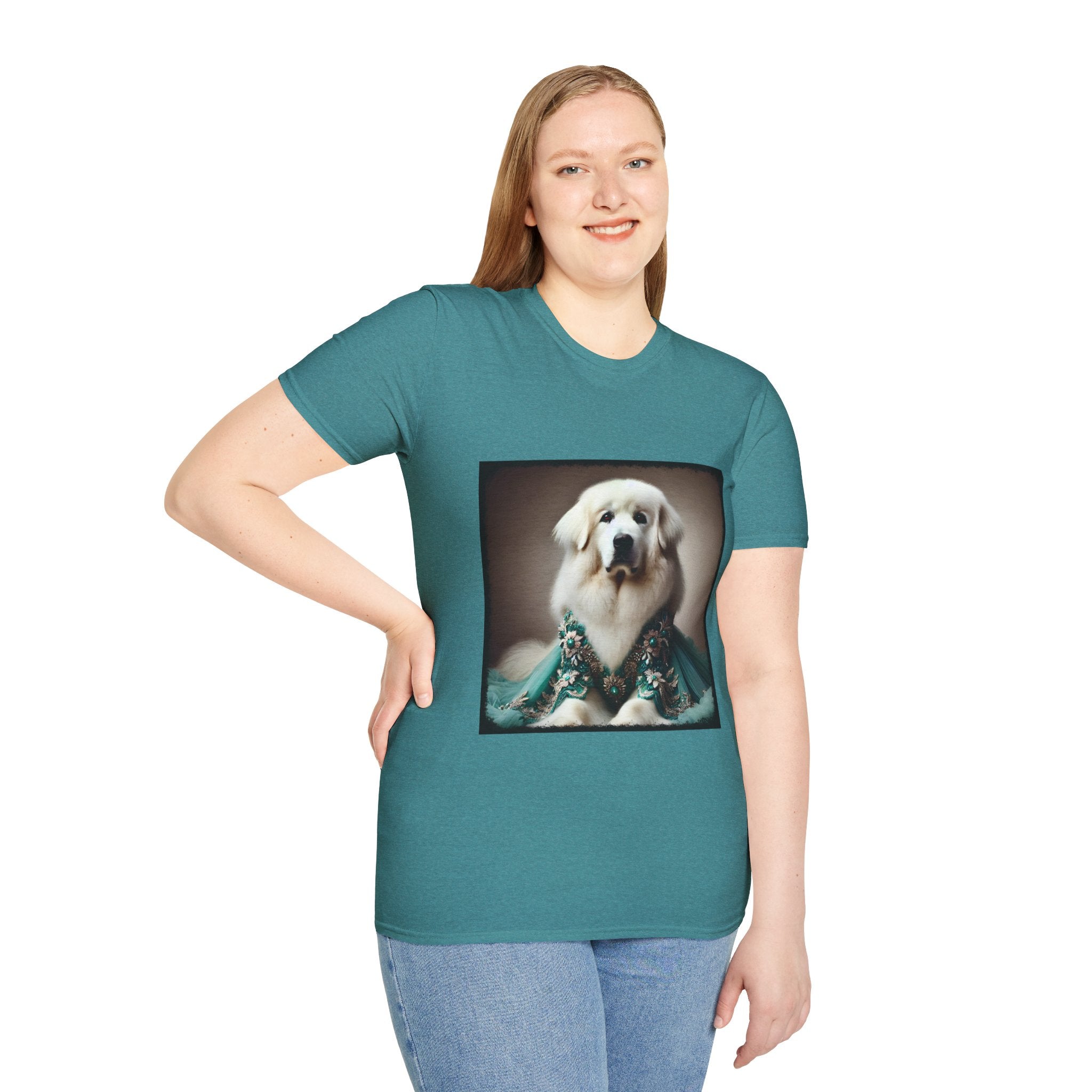 Great Pyrenees Elegant Doll | Unisex Dog T-Shirt