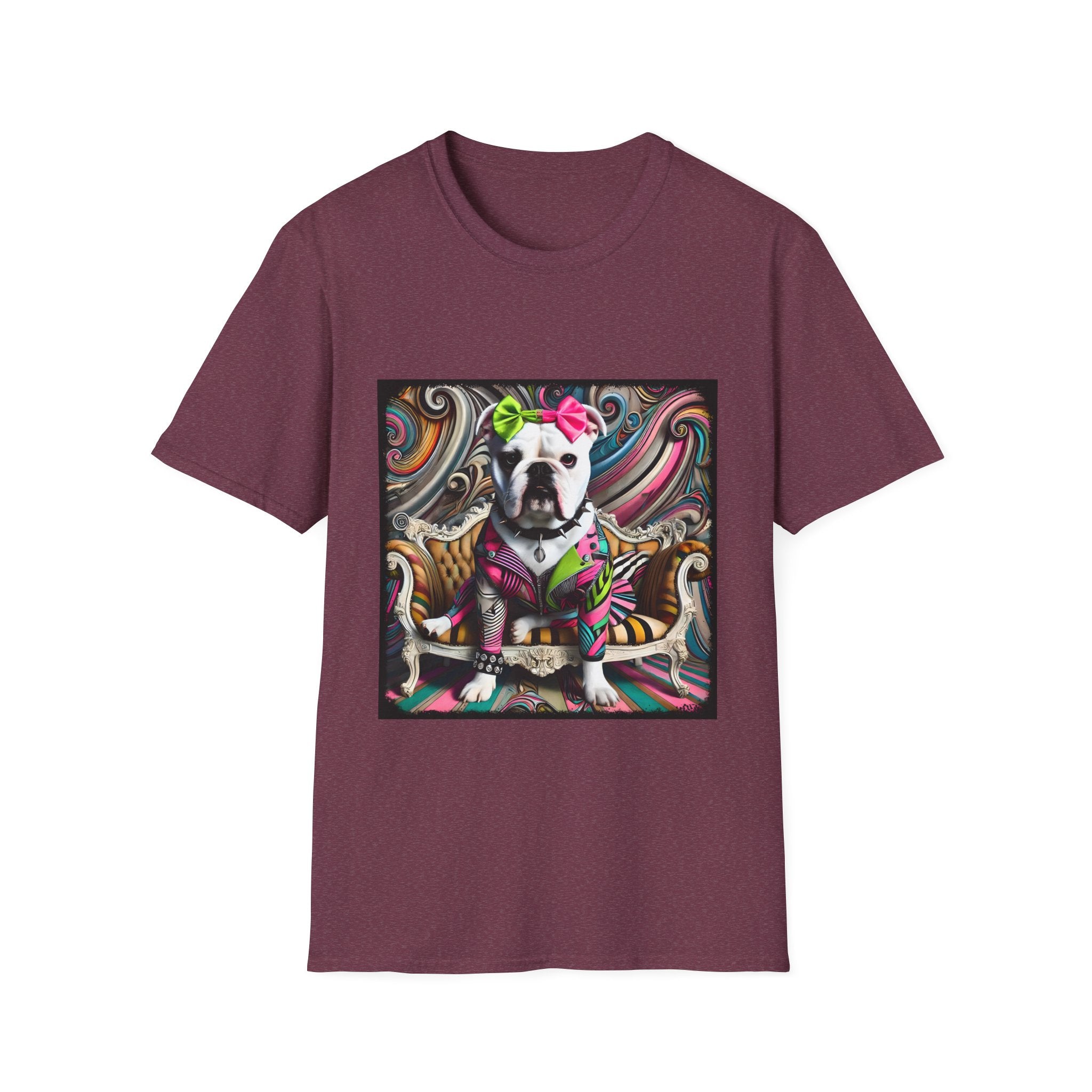 Bulldog Princess Rocker | Unisex Dog T-Shirt