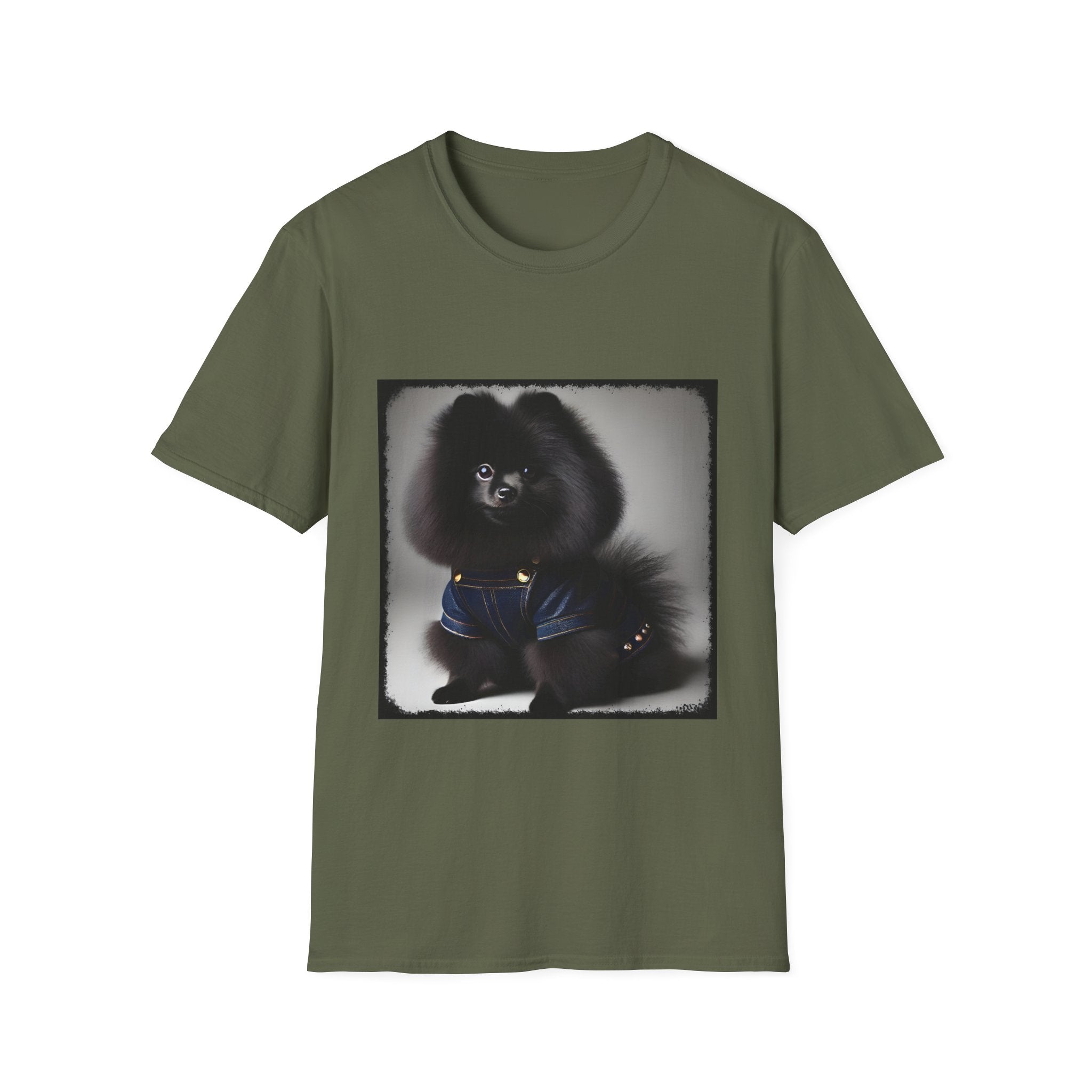 Pomeranian Denim Doll | Unisex Dog T-Shirt