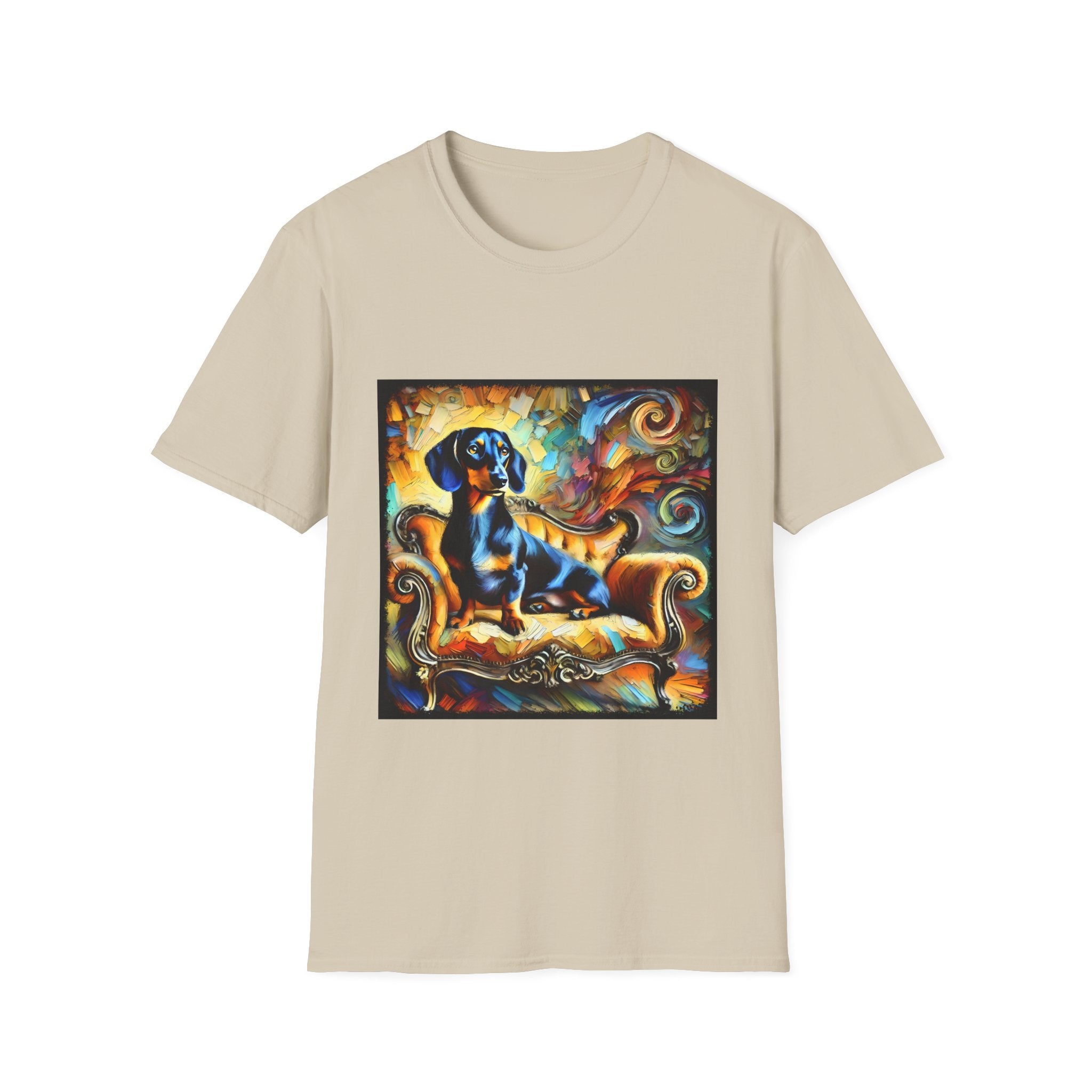 Dachshund Bold Swirl | Unisex Dog T-Shirt