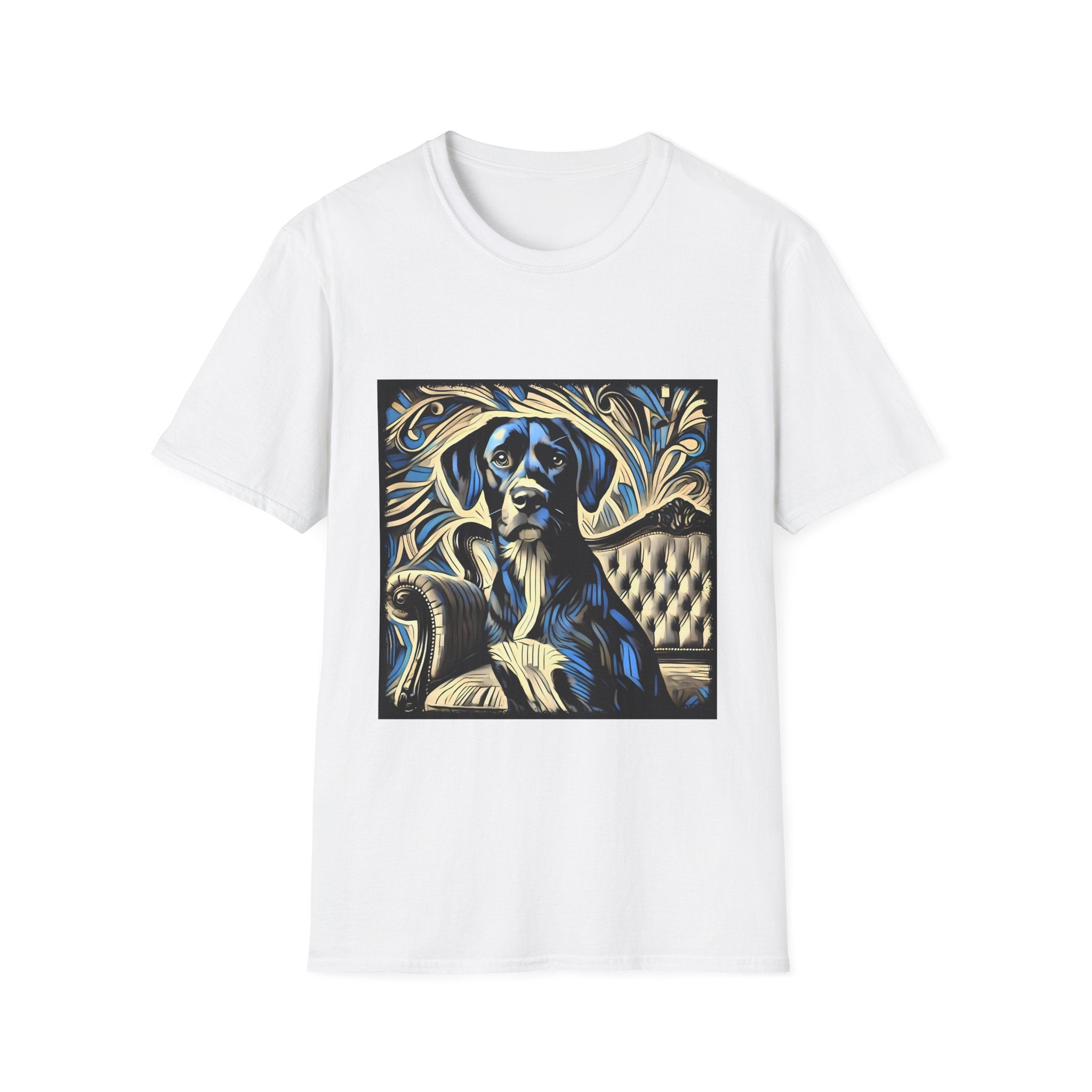Labrador Retriever Blue Swirl | Unisex Dog T-Shirt