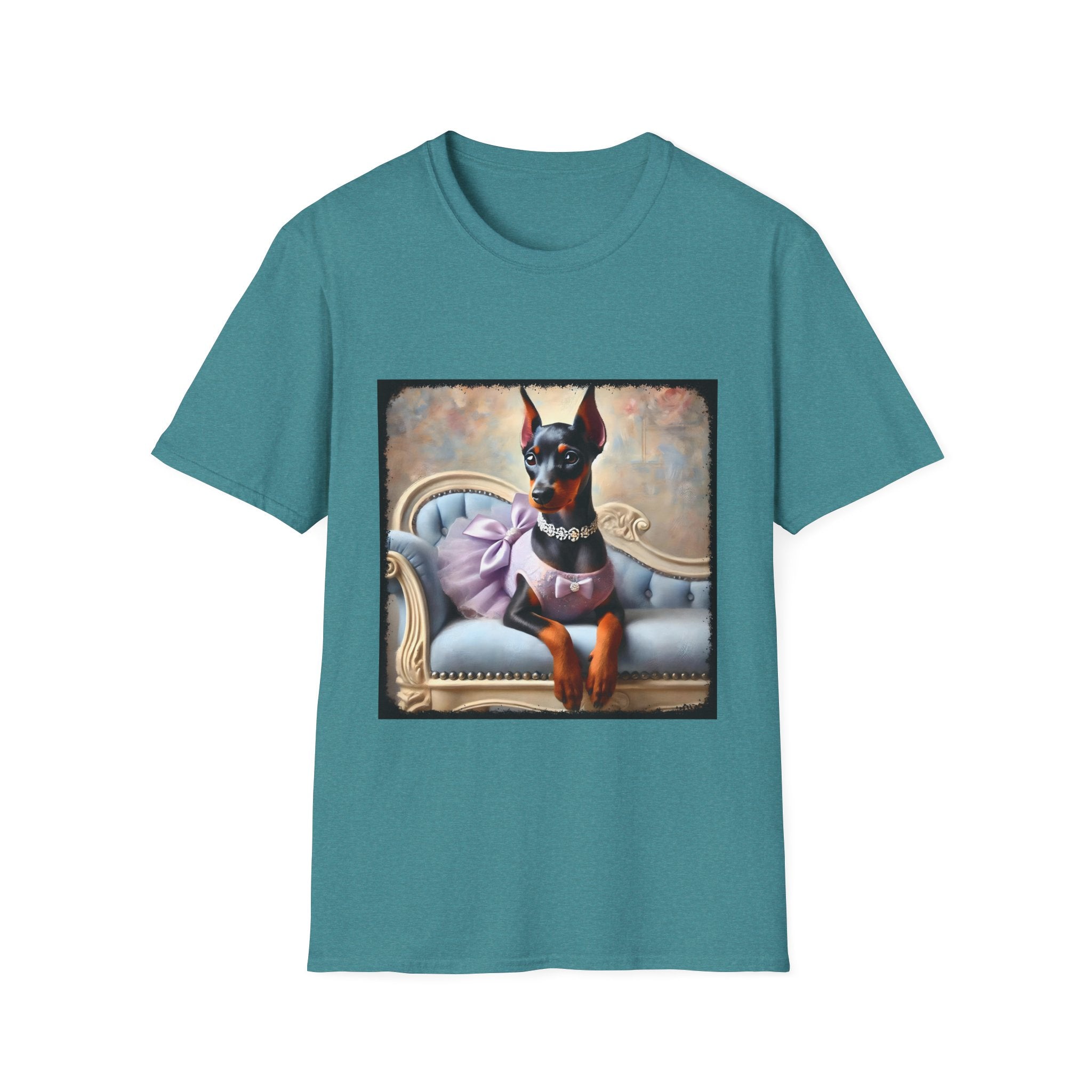 Doberman Pinscher Purple Princess Classic | Unisex Dog T-Shirt