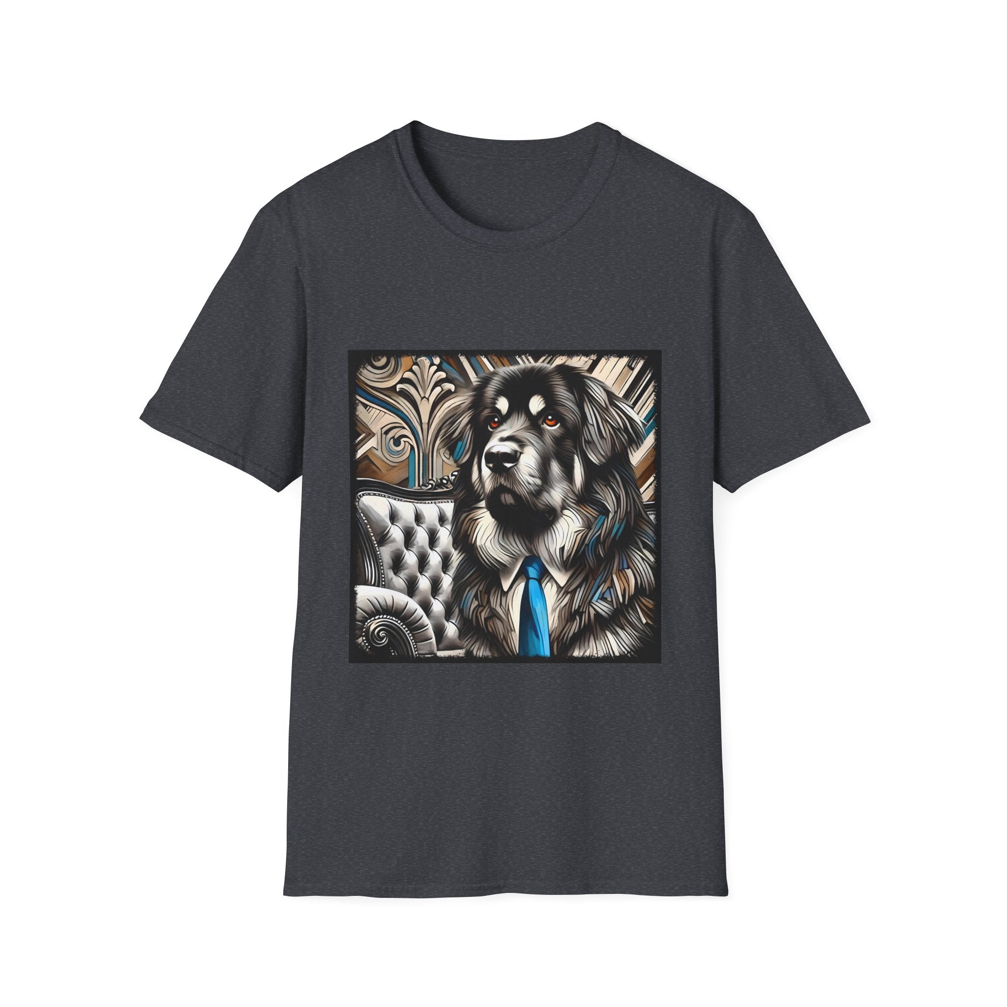 Tibetan Mastiff B&W Bold Eyes | Unisex Dog T-Shirt