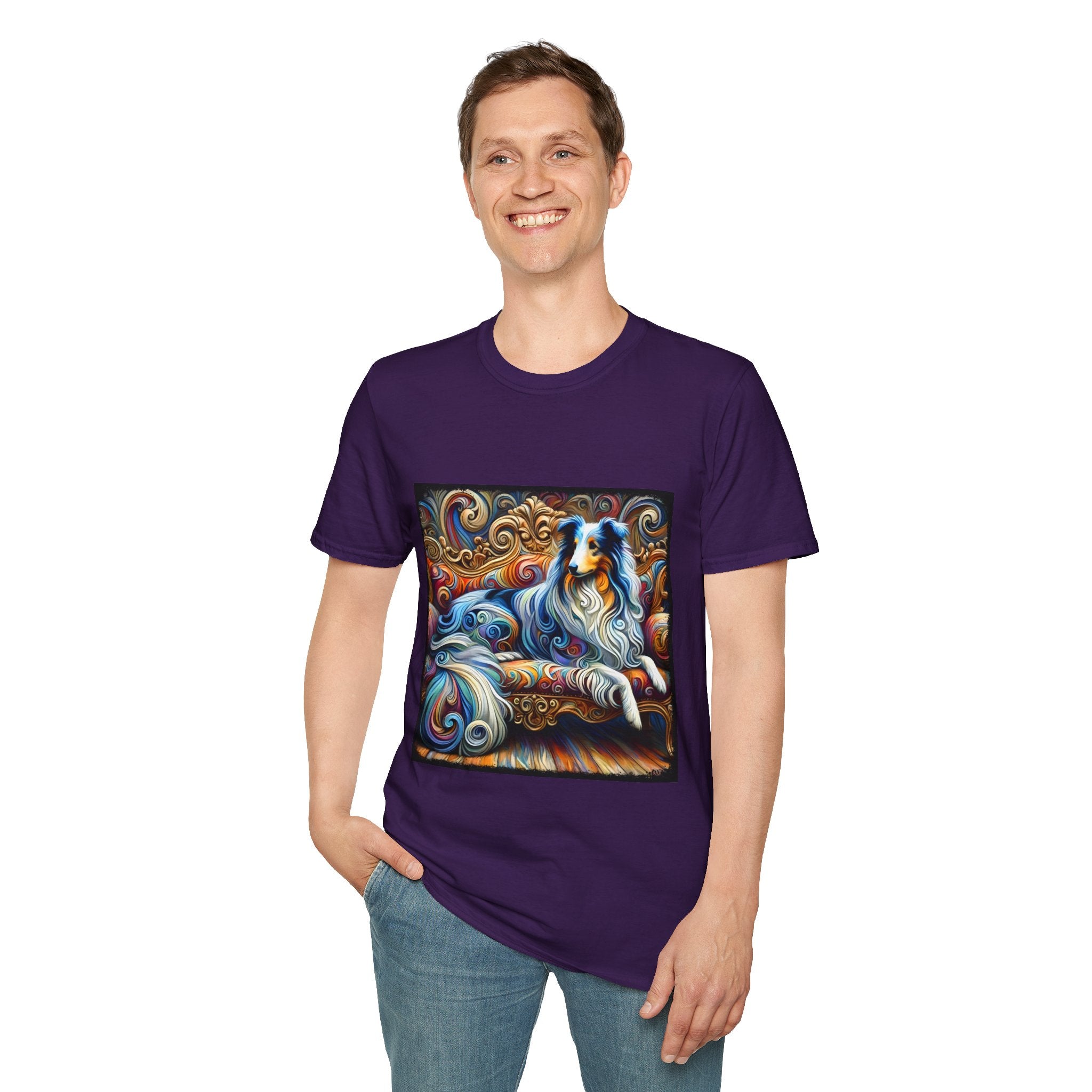 Collie Stunning Swirl | Unisex Dog T-Shirt