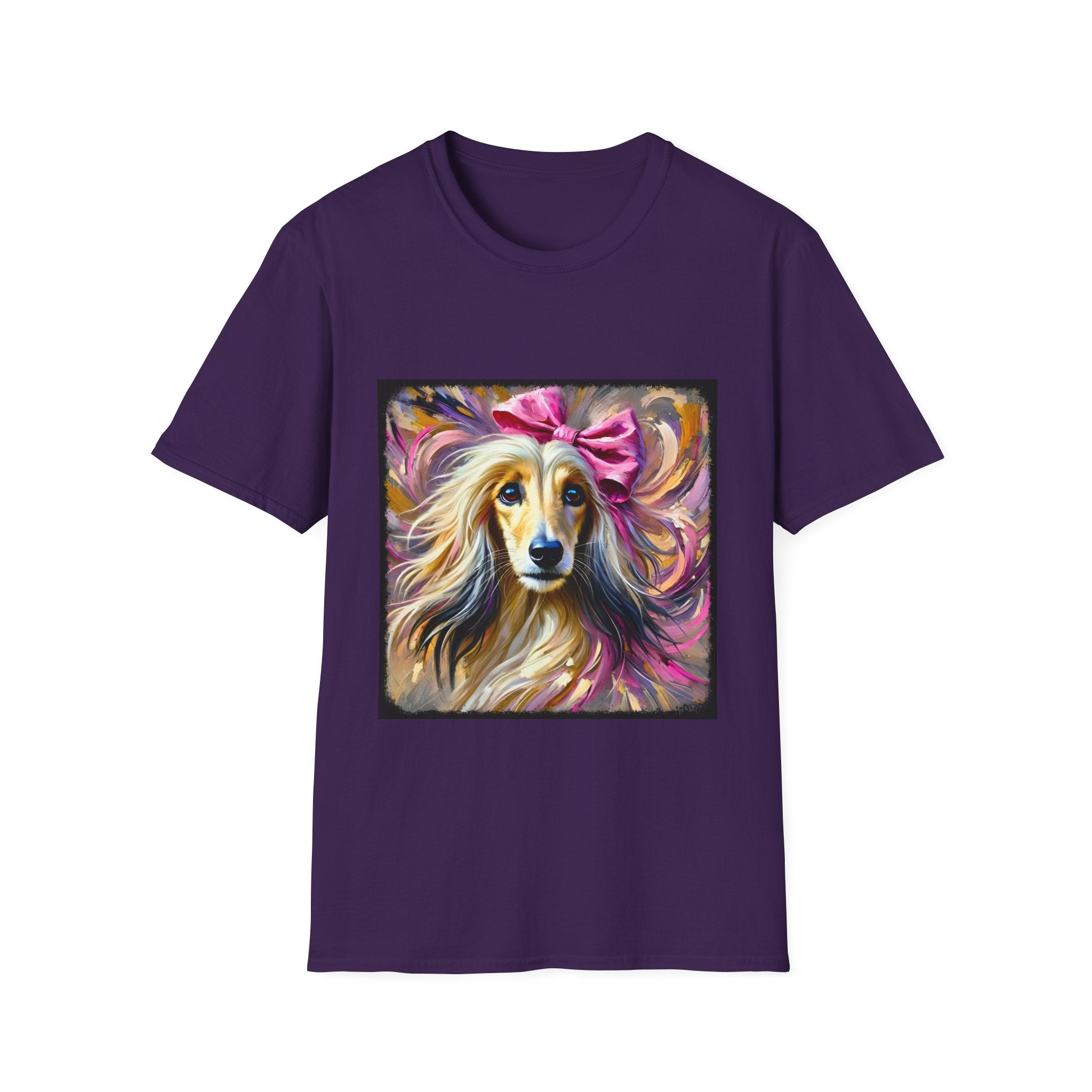 Afghan Hound Vivid Classic | Unisex Dog T-Shirt