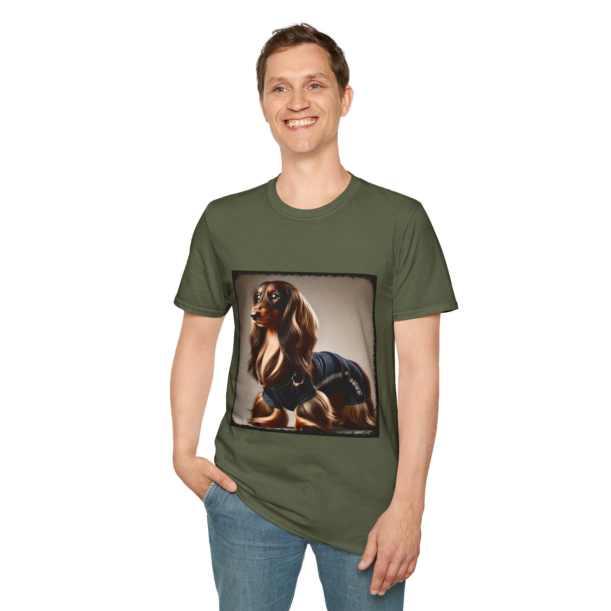 Dachshund Jean Queen | Unisex Dog T-Shirt