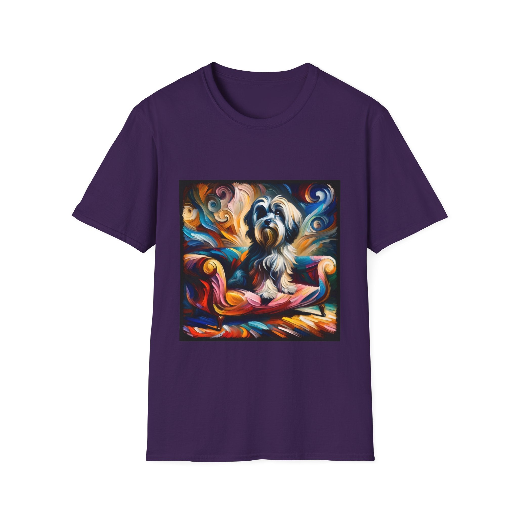 Havanese Blaze Swirl |  Unisex Dog T-Shirt