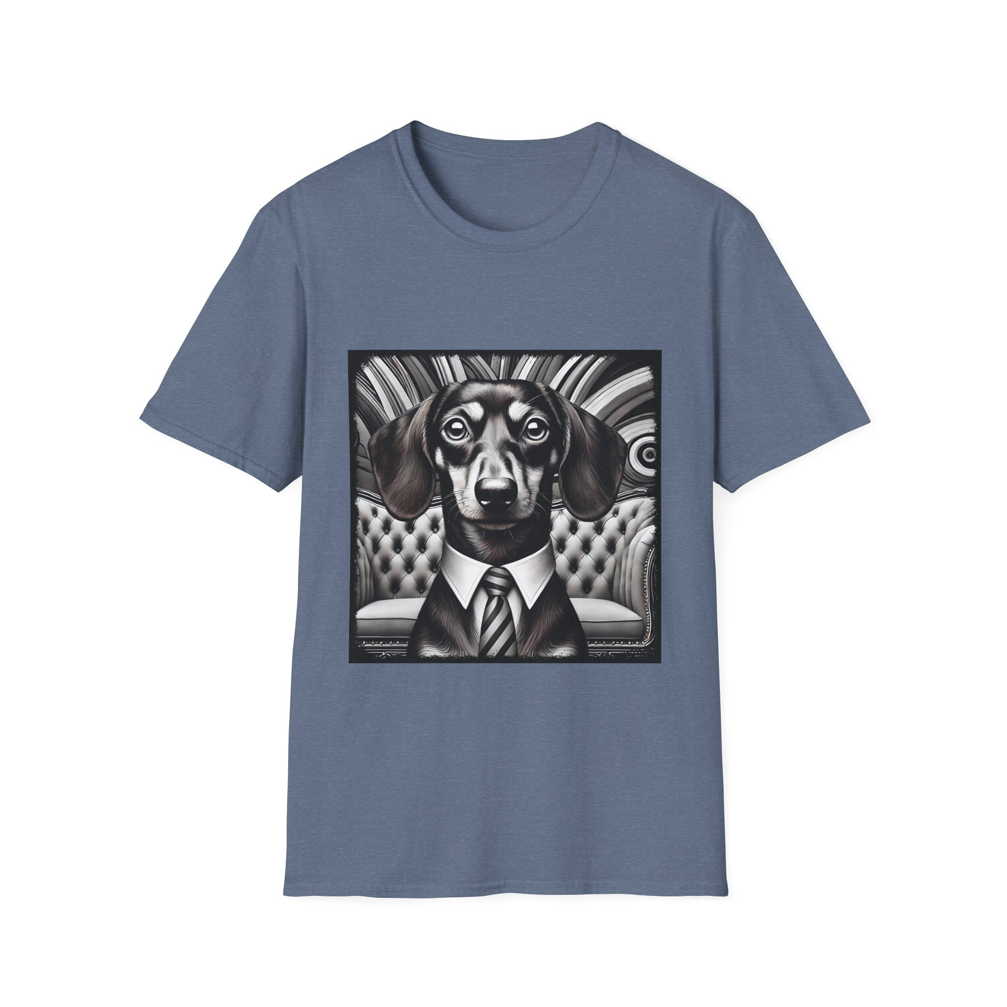 Dachshund B&W Gentleman | Unisex Dog T-Shirt
