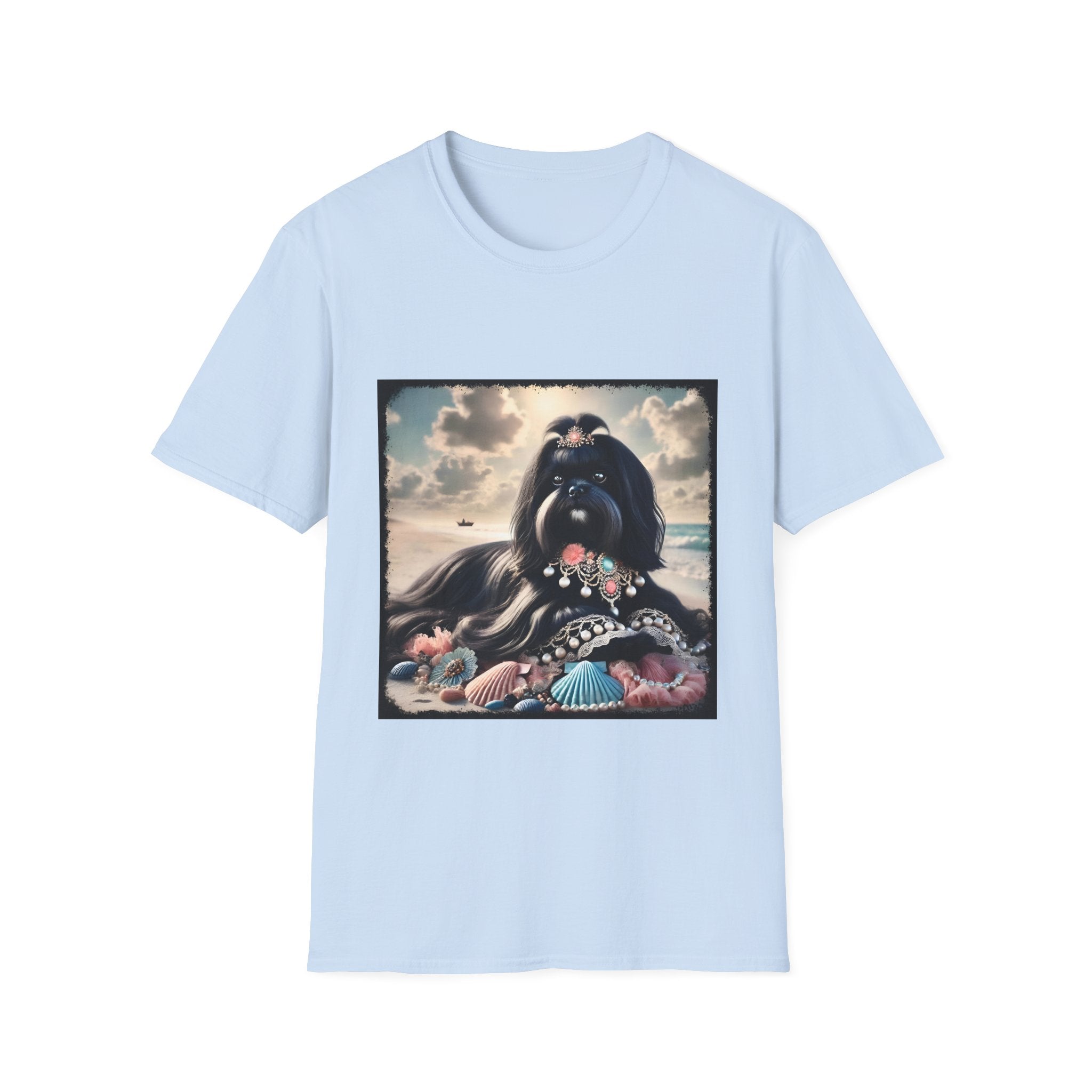 Shih Tzu Shell Chic | Unisex Dog T-Shirt