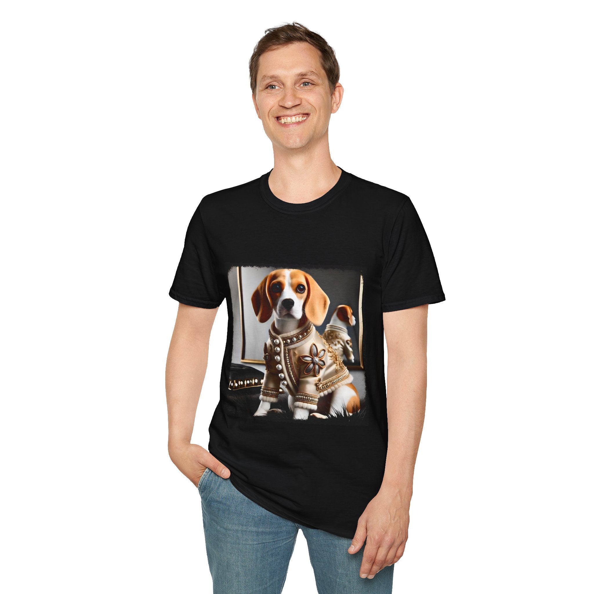 Beagle Golden Girl | Unisex Dog T-Shirt